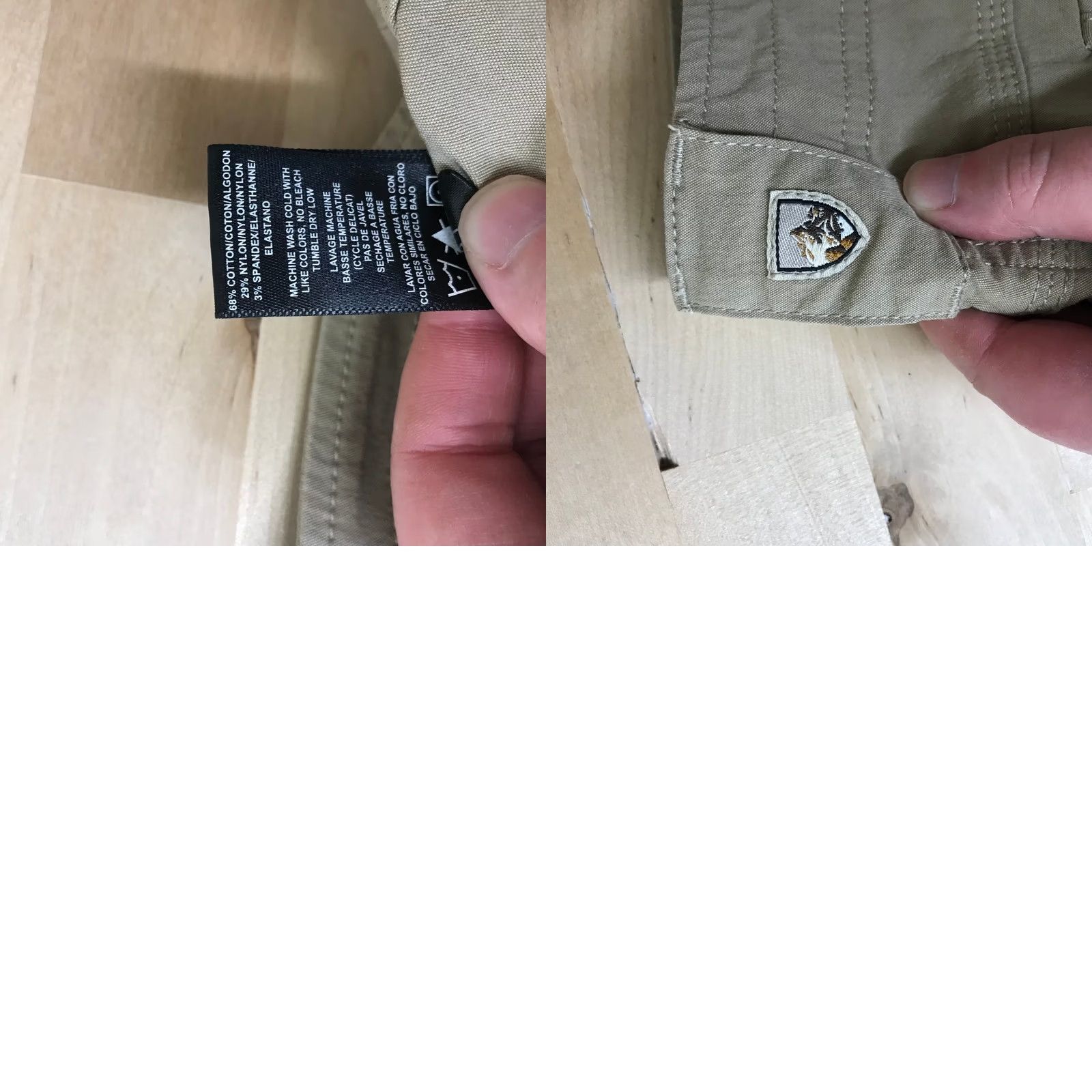 Vintage Kuhl Skirt Cargo Midi Pockets Button Pleated A line Khaki Beige Women Size 4 Series Outdoor Casual Travel Size 27" / US 4 / IT 40 - 8 Thumbnail