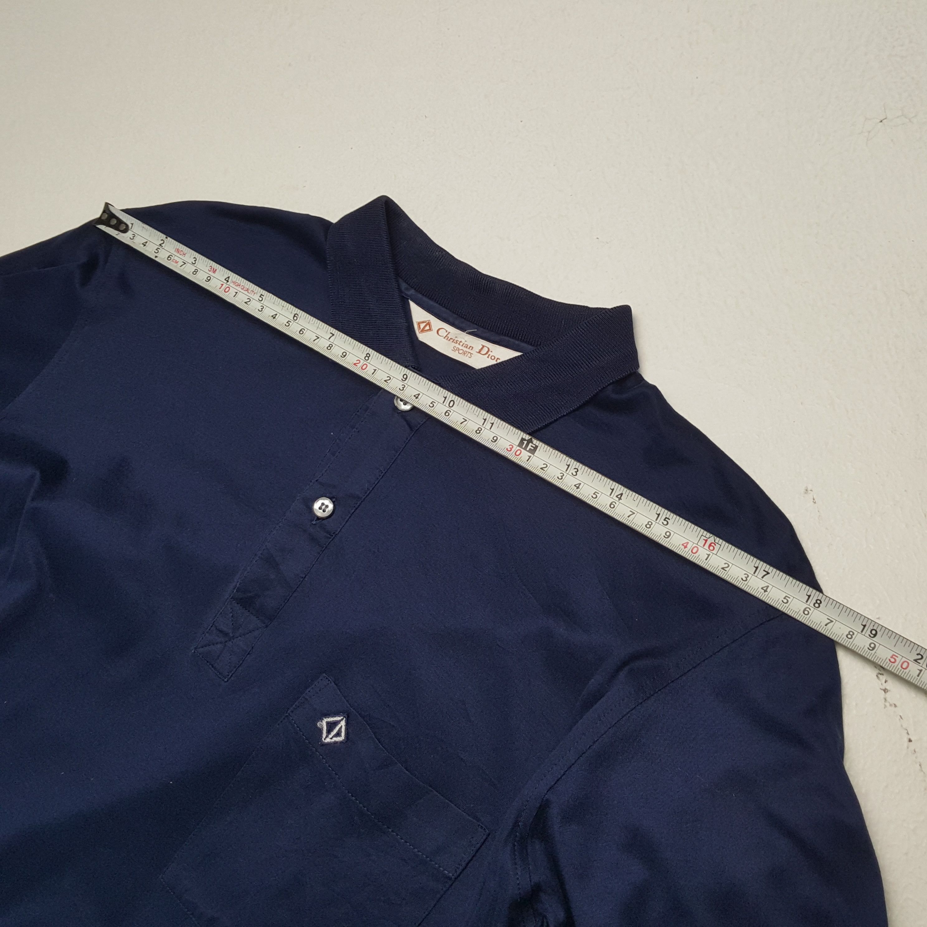 Christian Dior Monsieur × Vintage CHRISTIAN DIOR Fashion Style Long Sleeve Polos dp1 Size US M / EU 48-50 / 2 - 4 Thumbnail