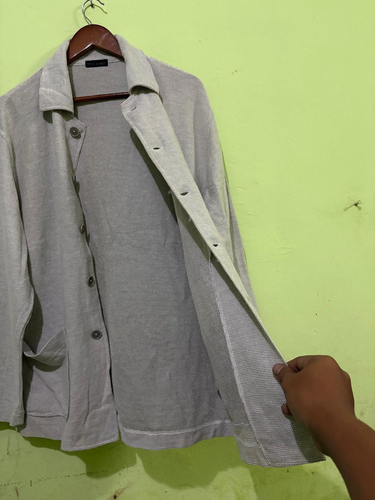 Tete Homme × Yohji Yamamoto Vtg Tete Homme Katoh Kazutaka Button Up Jacket Shirt Design Size US L / EU 52-54 / 3 - 5 Thumbnail