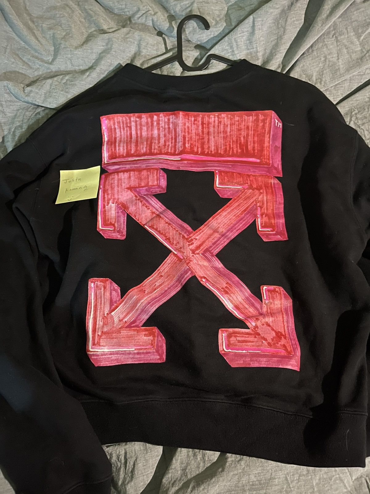 Off white marker arrows sweatshirt hotsell