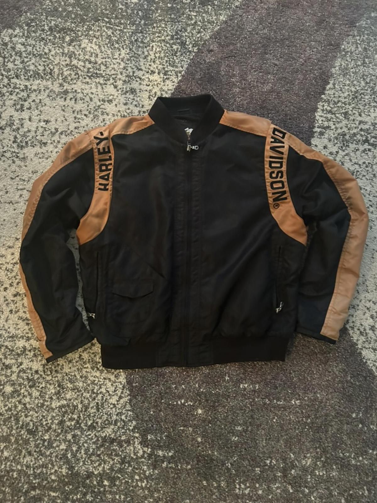 Harley Davidson Harley-Davidson Nylon Riding Bomber Jacket Size US L / EU 52-54 / 3 - 1 Thumbnail