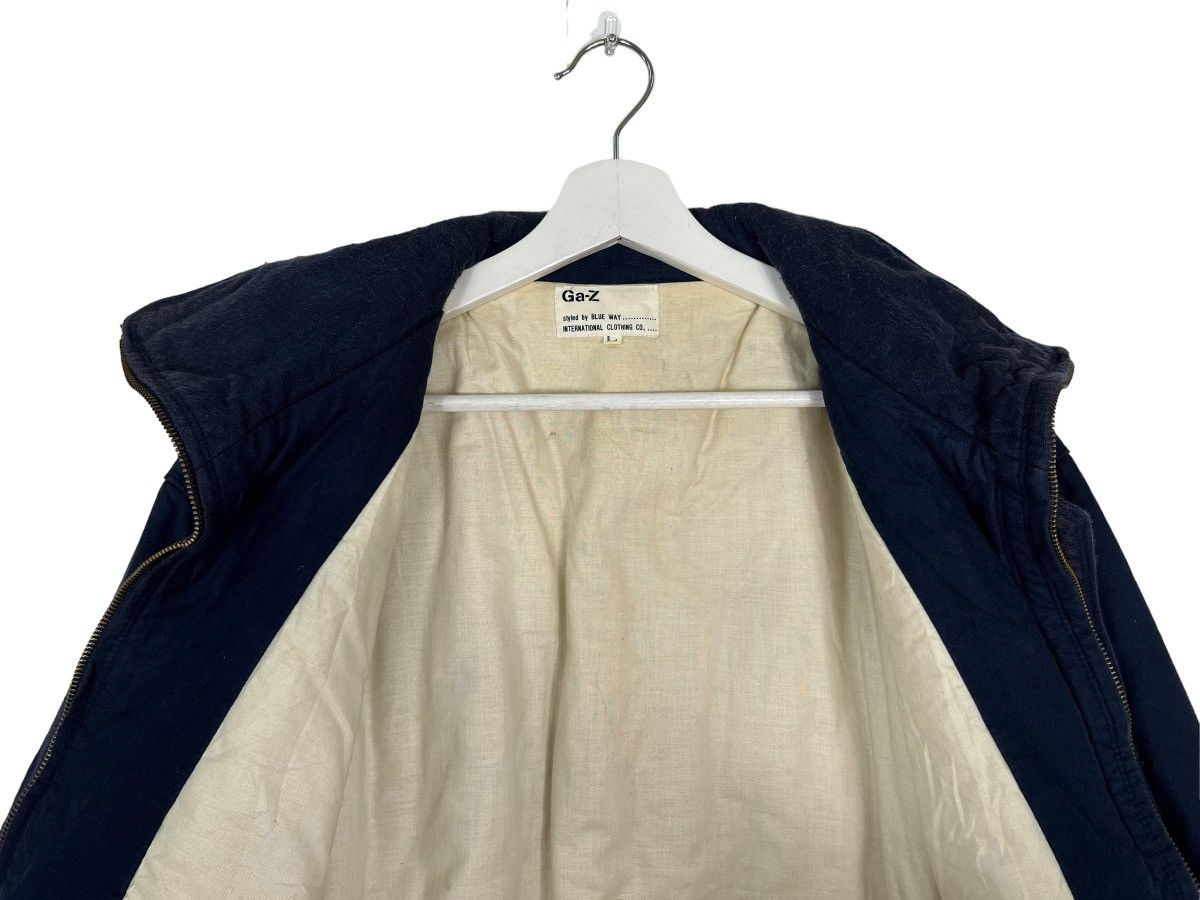Issey Miyake RARE VINTAGE 80s GA-Z STYLE BLUE WAY CRONICAL BOMBER JACKET Size US L / EU 52-54 / 3 - 11 Thumbnail