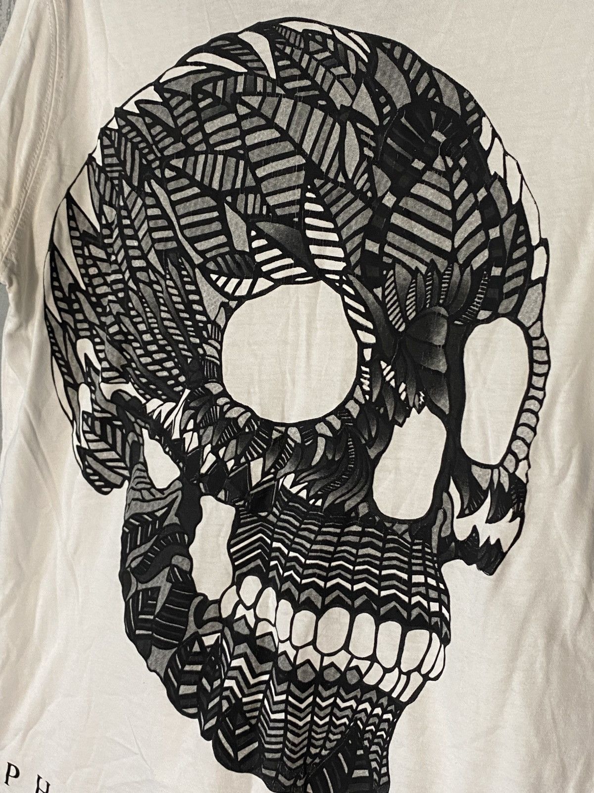 Philipp Plein Philipp Plein Skull T shirt Logo Size S-M Full Print Size US M / EU 48-50 / 2 - 3 Thumbnail