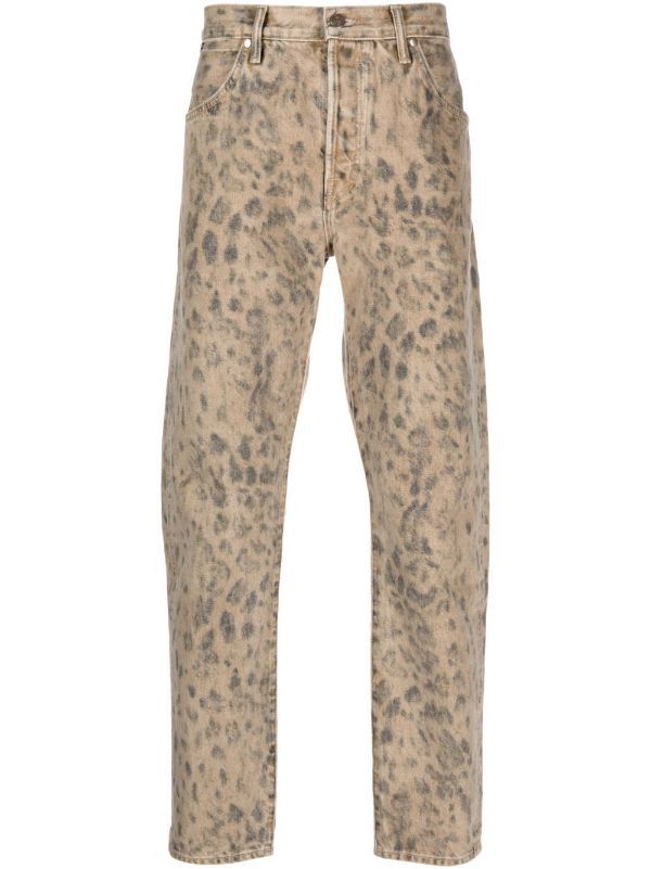 Tom Ford o1loc1c0724 Denim Pant in Leopard Size US 32 / EU 48 - 1 Thumbnail