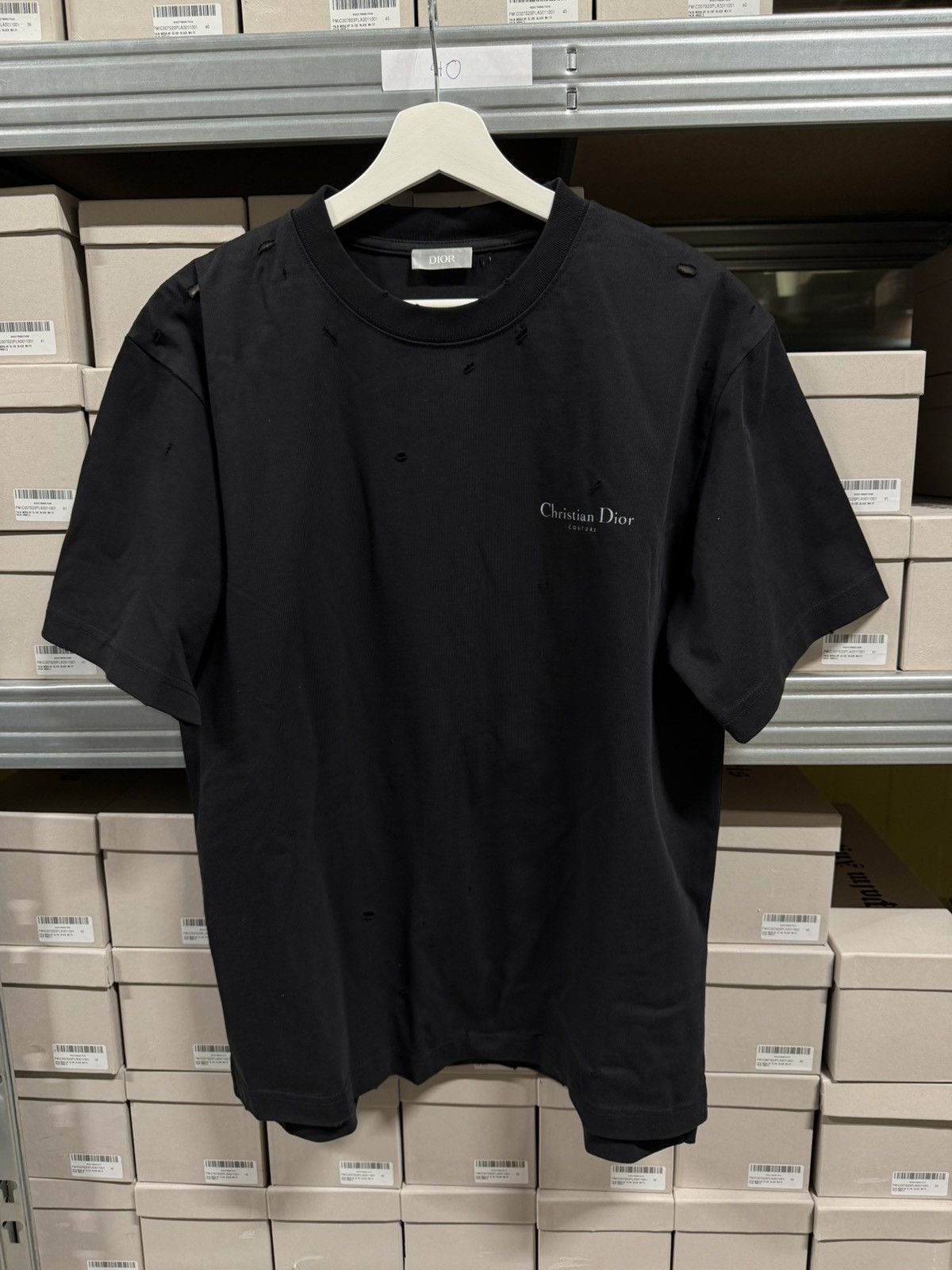 Dior Couture Distressed T-Shirt NEW 1100$
