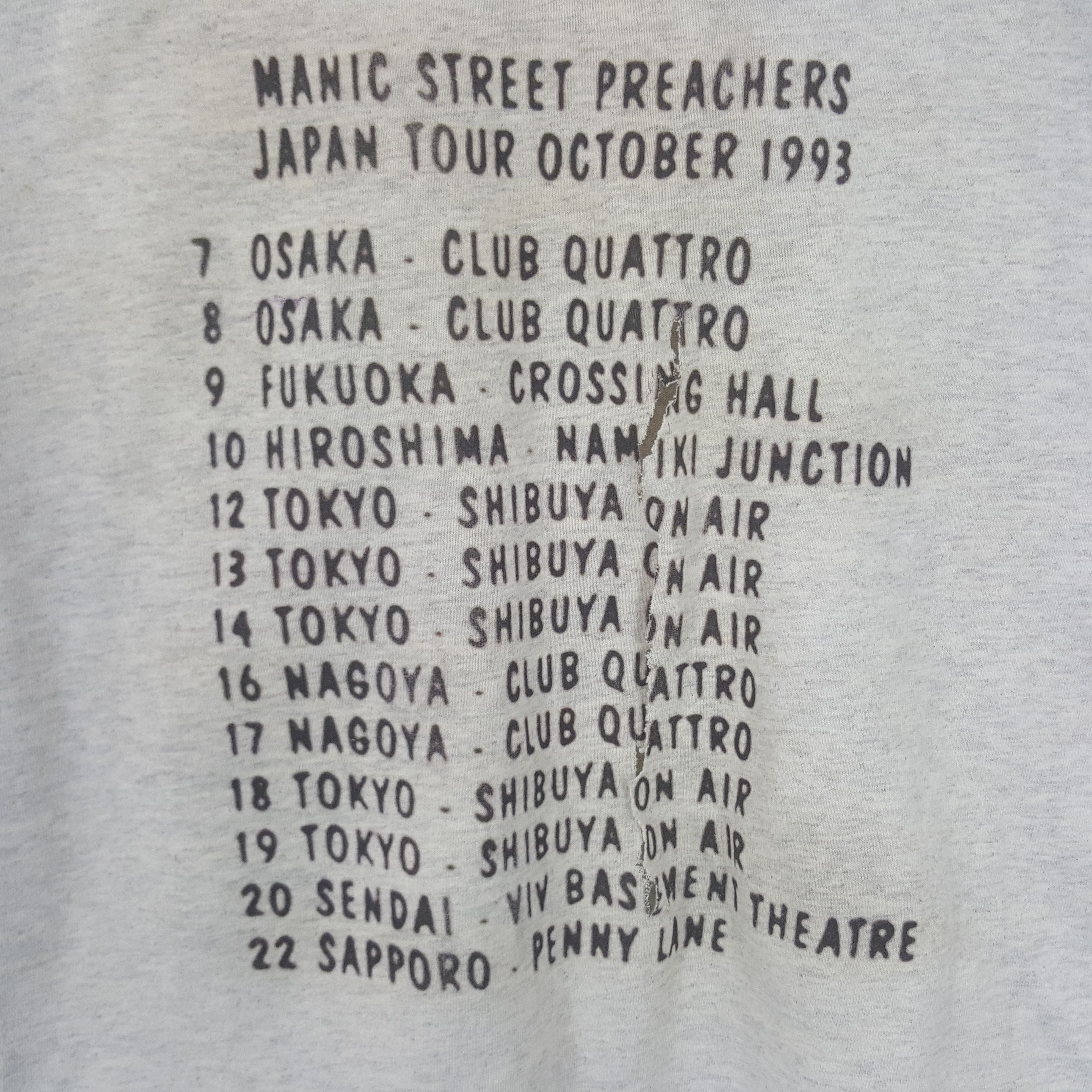Band Tees Vintage Manic Street Preachers American Rock Band Tshirt Size XXL / US 16-18 / IT 52-54 - 4 Thumbnail