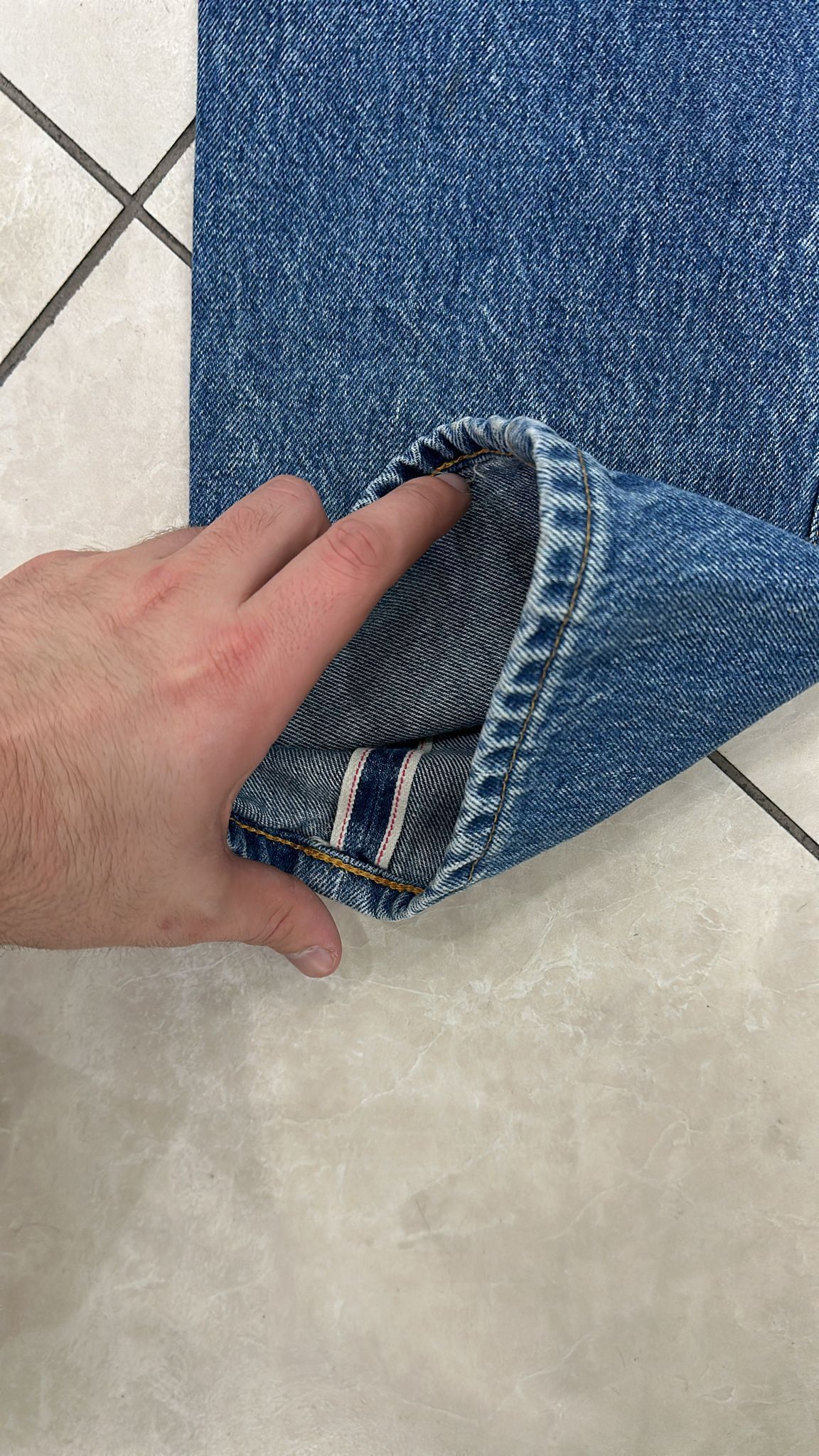 Levi's Vintage Clothing LVC Levi's Vintage Clothing 1947 501XX BigE Selvedge Jeans Size US 32 / EU 48 - 3 Thumbnail