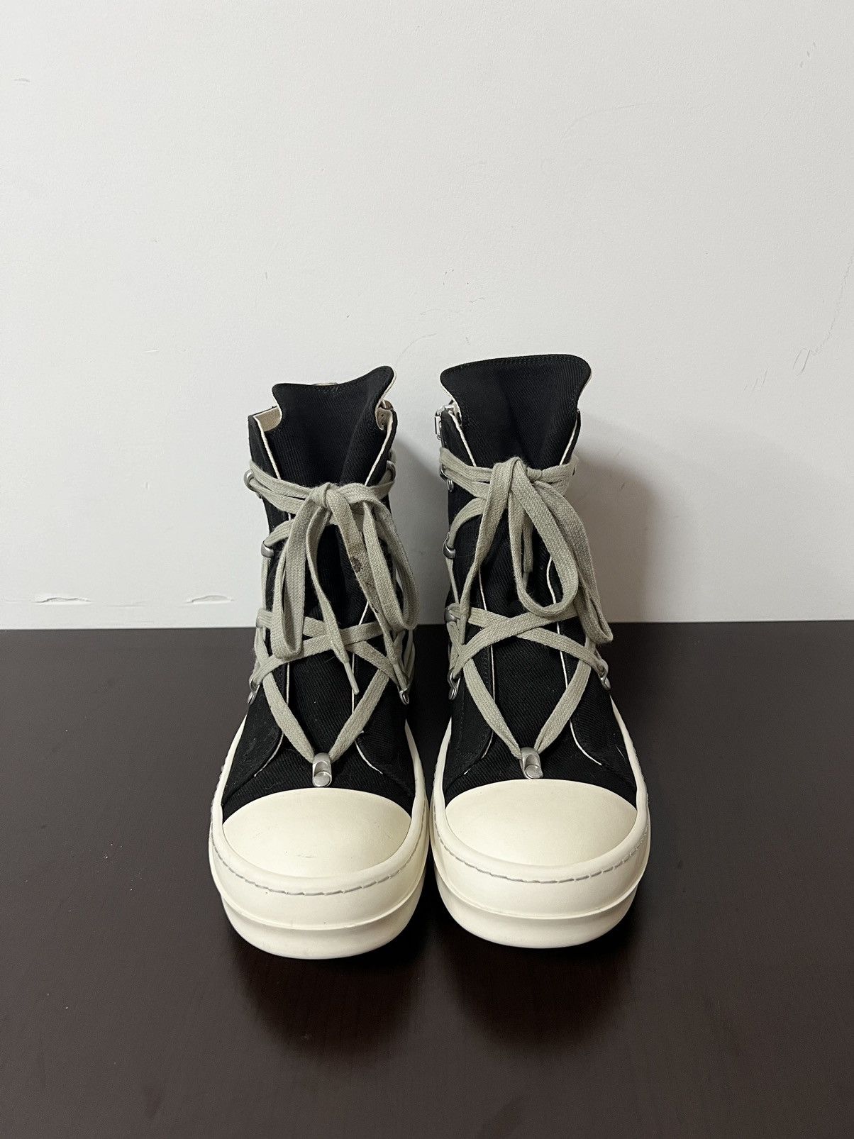 Rick Owens Drkshdw Rick owens drkshdw hexagram ramones high top sneakers sz 37 Size US 7 / IT 37 - 3 Thumbnail