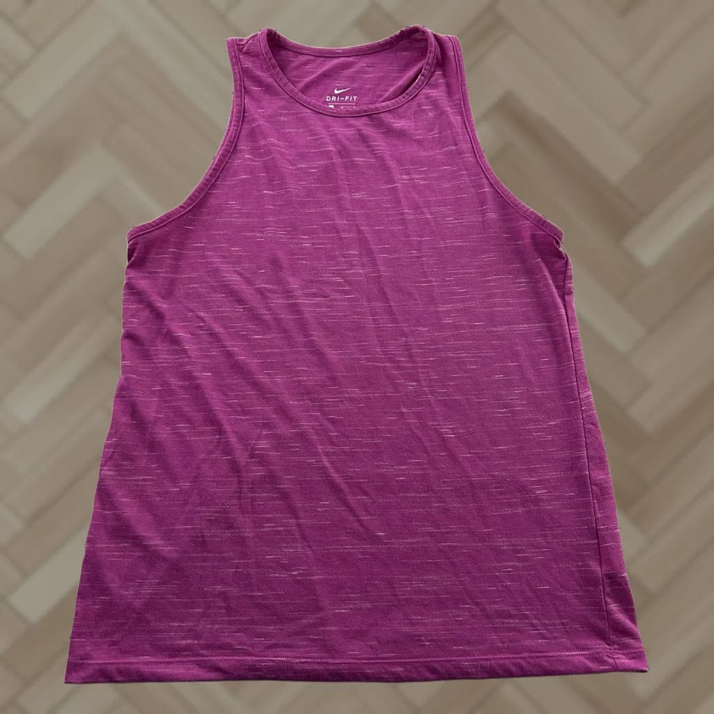 Nike Nike Dri-Fit Sleeveless Tank Top Shirt Women M Purple Pink Size M / US 6-8 / IT 42-44 - 1 Thumbnail