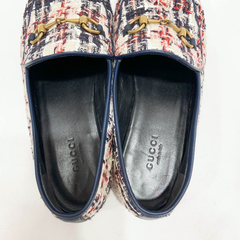 Gucci Gucci Colorful Woven Loafers for Women - Size US 7.5 / EU 40-41 - 9 Thumbnail