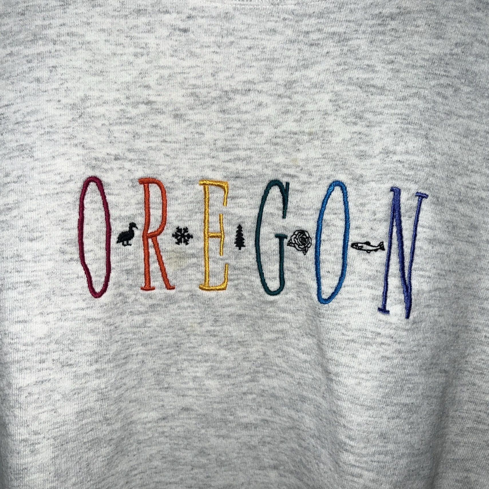 Vintage VINTAGE HRLA Oregon Pullover Sweatshirt Womens Size M White Fashion Activewear Womens Sweatshirt M Oregon Pullover HRLA White VTG Size M / US 6-8 / IT 42-44 - 2 Thumbnail