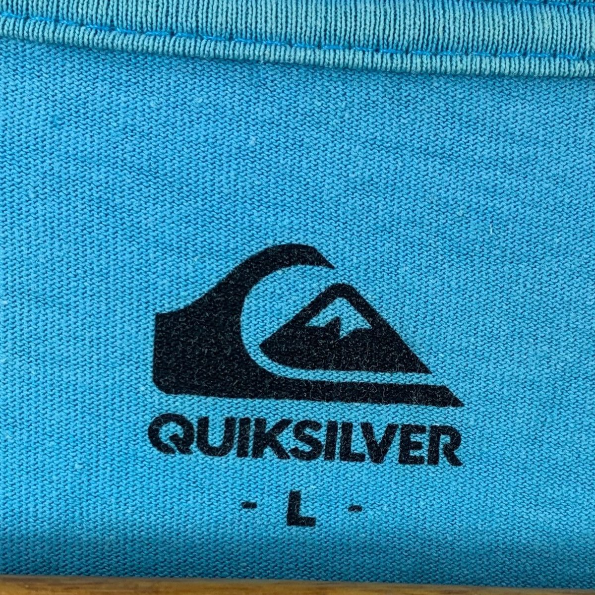 Quiksilver Vintage QUIKSILVER SURF Box Logo Wave Blue Tee Shirt Size US L / EU 52-54 / 3 - 6 Thumbnail