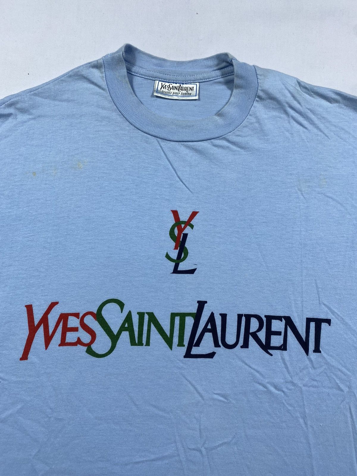 Yves Saint Laurent YSL for men short shirt slevee Size US M / EU 48-50 / 2 - 3 Thumbnail