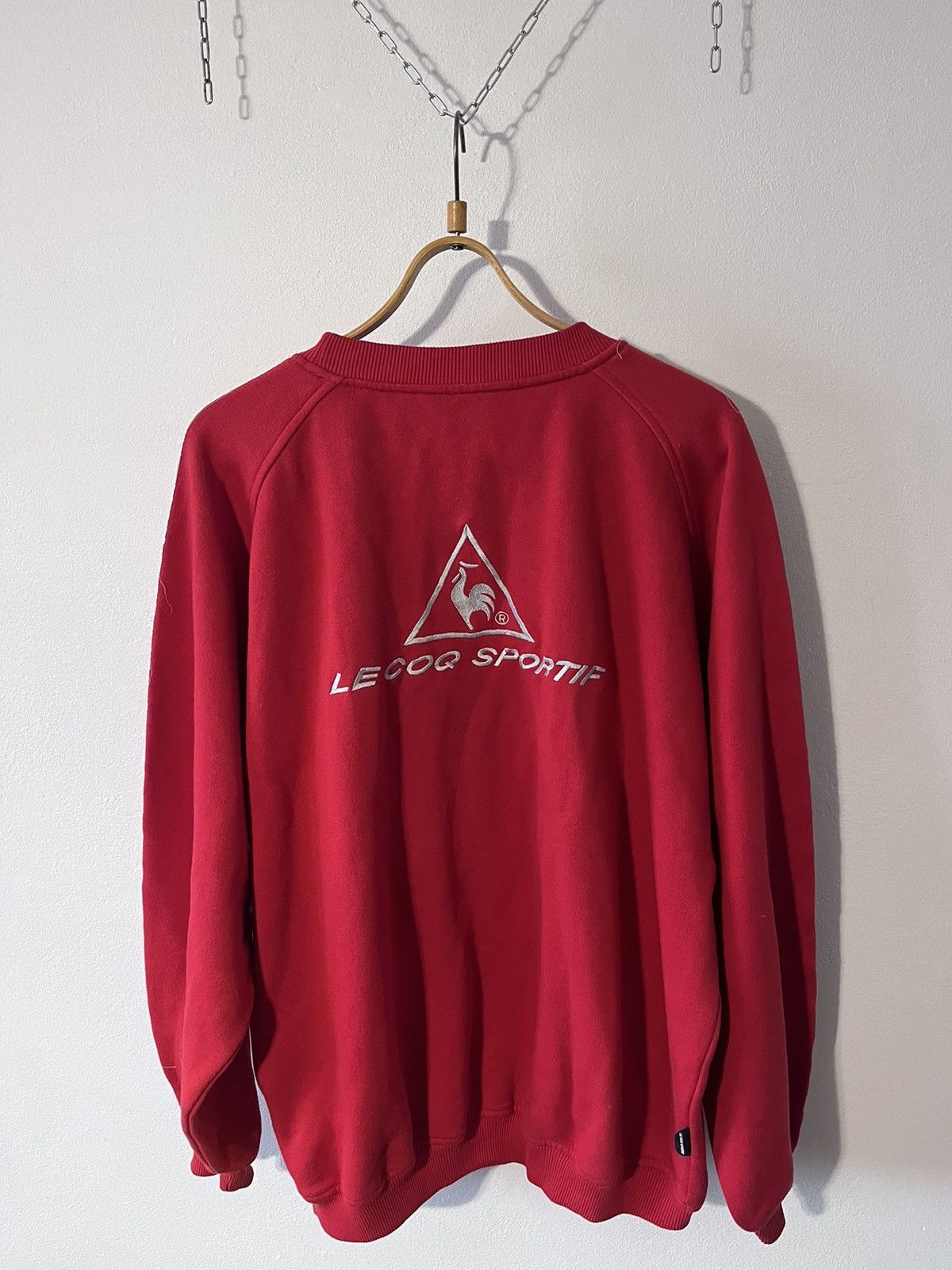 Le Coq Sportif le coq sportif red bus sweatshirt 2002 Size US XL / EU 56 / 4 - 4 Thumbnail