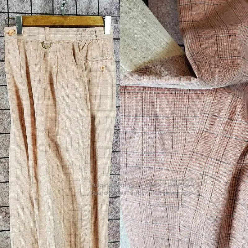 Dior Dior Pink Cotton Plaid Logo Leisure Pants . Size 23" - 6 Thumbnail