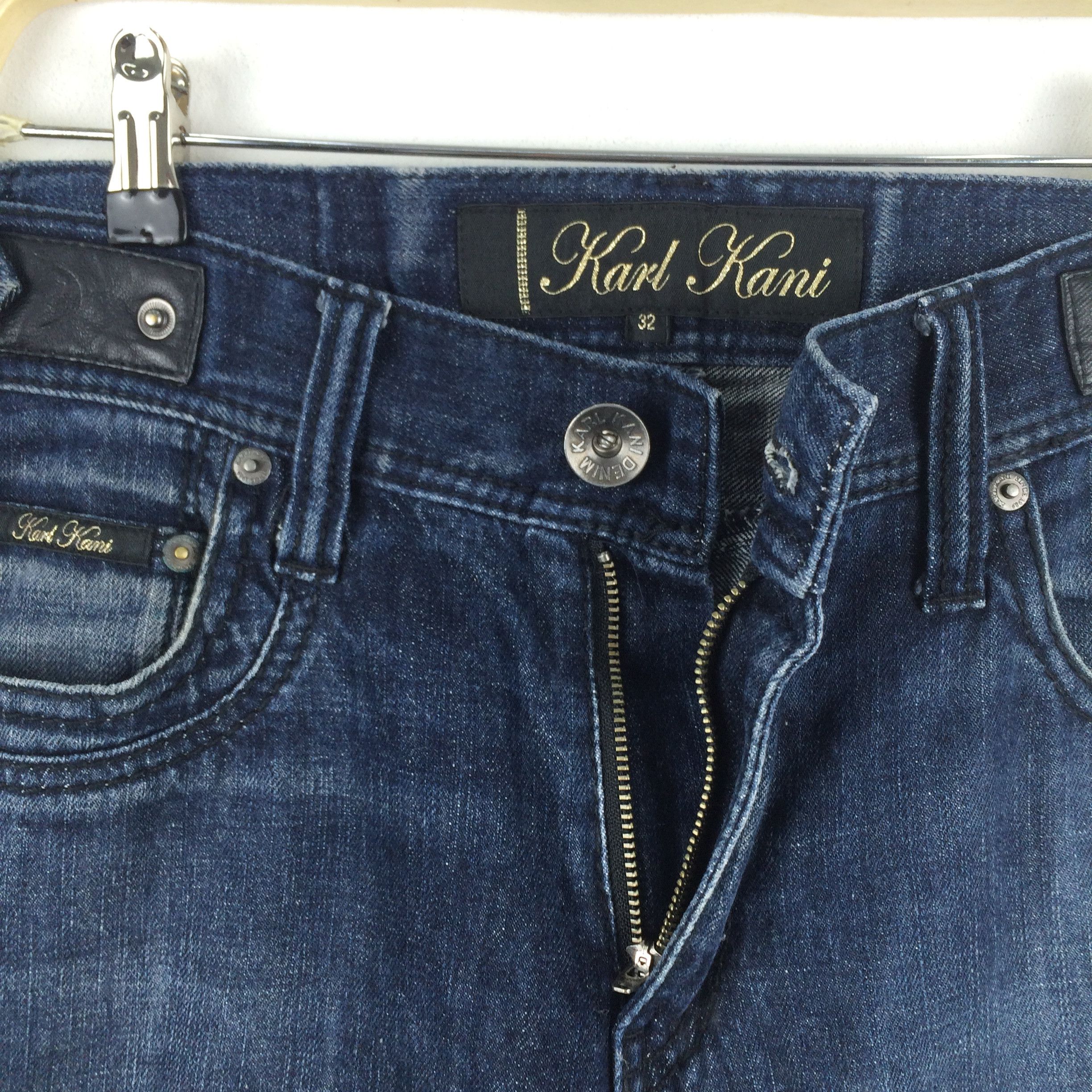 Karl Kani X210 KARL KANI DENIM ADJUSTABLE WAIST NICE DESIGN!! Size US 33 - 1 Thumbnail