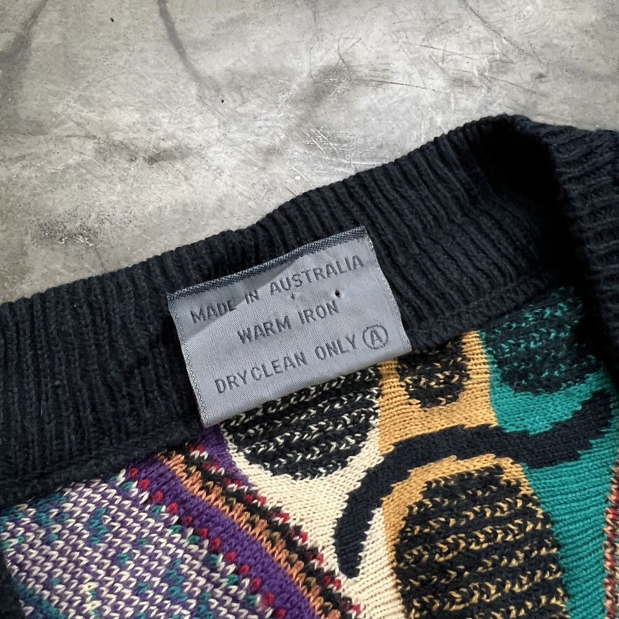 Coogi 1990s Geccu Coogi 3D Cable Knit Vest Size L / US 10 / IT 46 - 9 Thumbnail