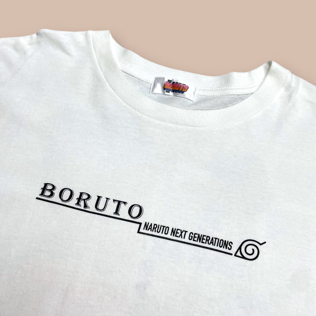 Anime Boruto White tee Size US L / EU 52-54 / 3 - 4 Thumbnail
