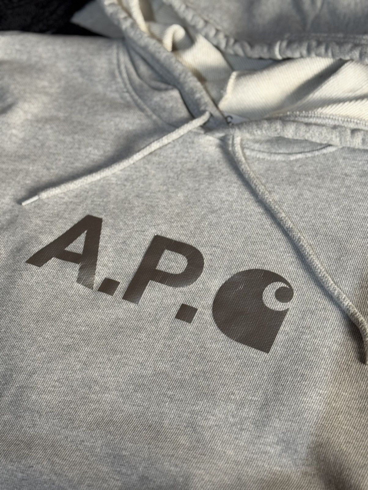 A.P.C. CARHARTT WIP X APC PARIS HOODIE GRAY XL RARE PORTUGAL Size US XL / EU 56 / 4 - 3 Thumbnail