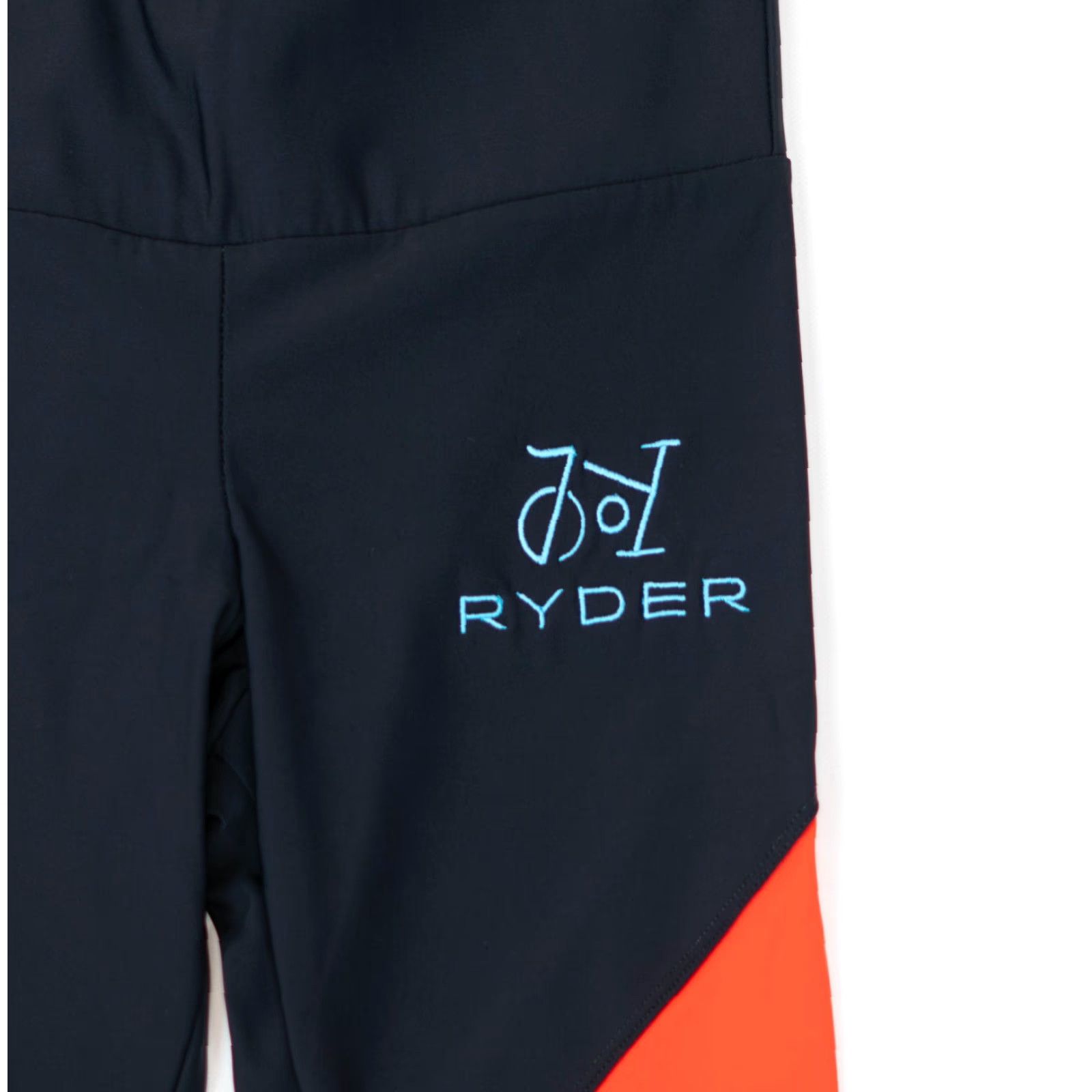 Splits59 Splits 59 Ryder Womens Size 6 Navy Orange Side Striped COMPRESSION LEGGINGS Size 26" / US 2 / IT 38 - 3 Thumbnail