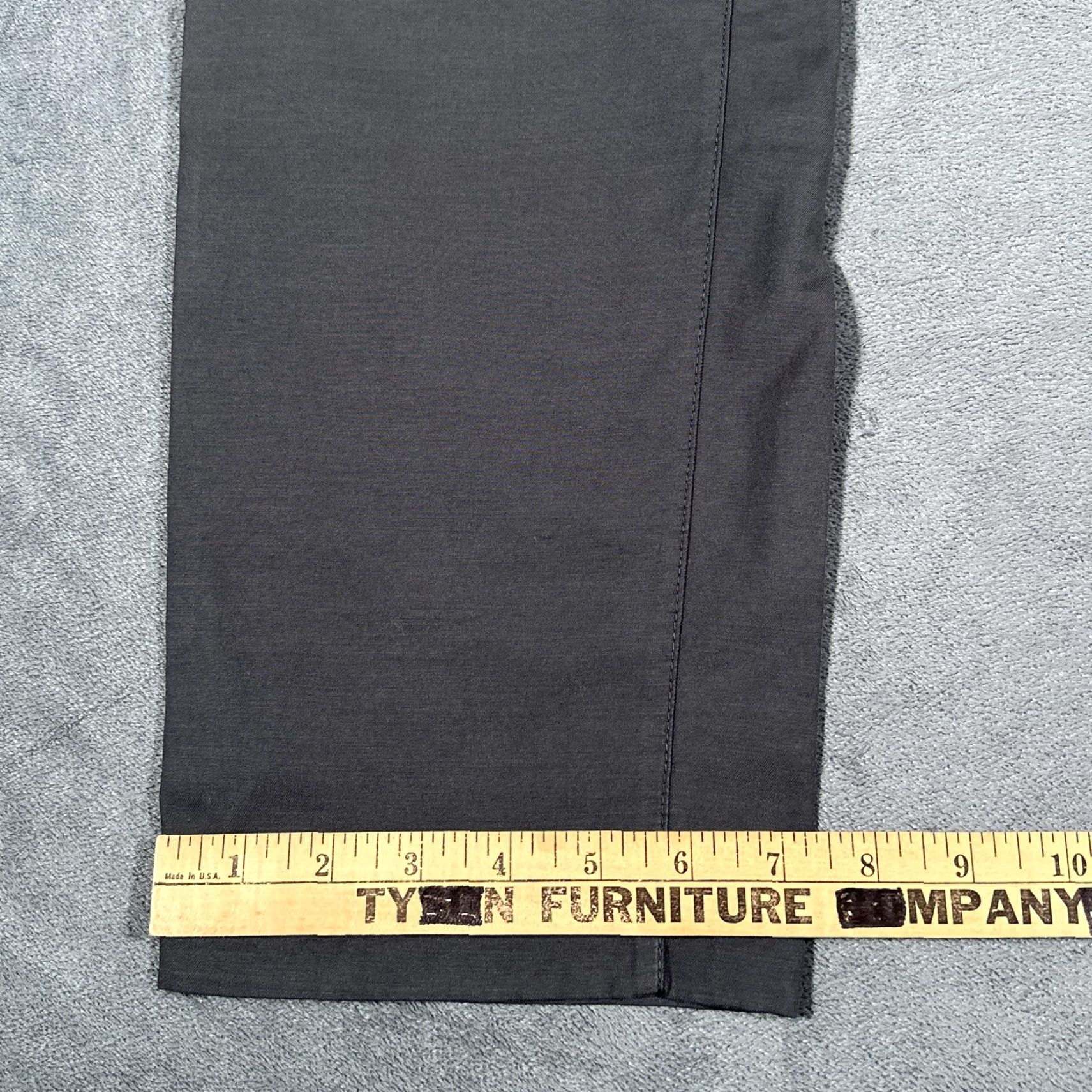 Lululemon LULULEMON Commission Chino Pants Mens 36 Charcoal Gray Stretch Zip Pocket Casual Size US 36 / EU 52 - 3 Thumbnail