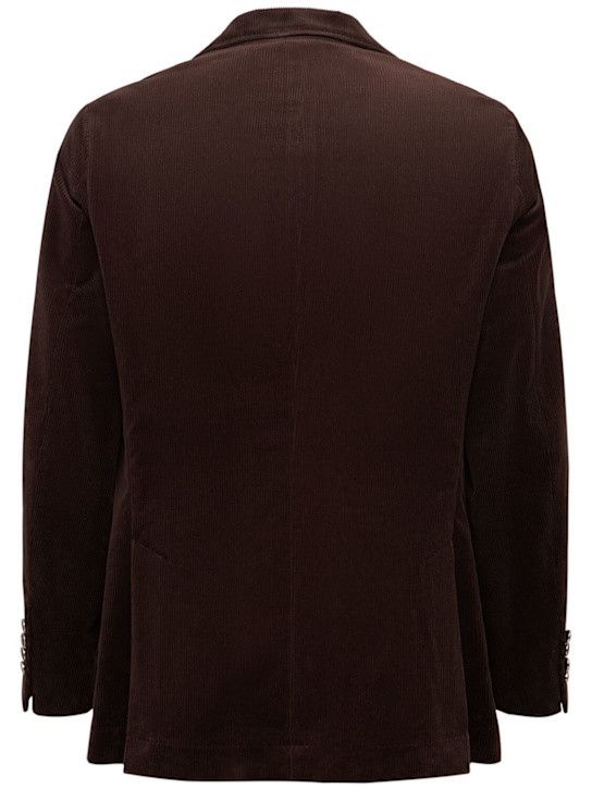 Brunello Cucinelli o1y0526 Double-breasted Blazer in Dark Brown Size US L / EU 52-54 / 3 - 2 Thumbnail