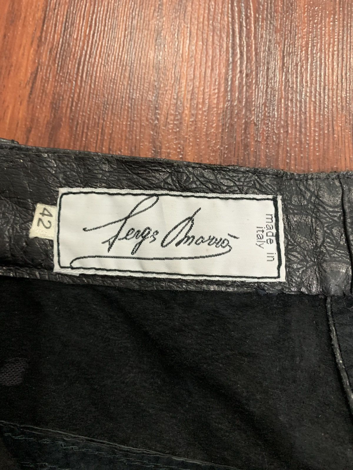 Leather Vintage Leather Pants Size 25" / US 0 / IT 36 - 14 Thumbnail