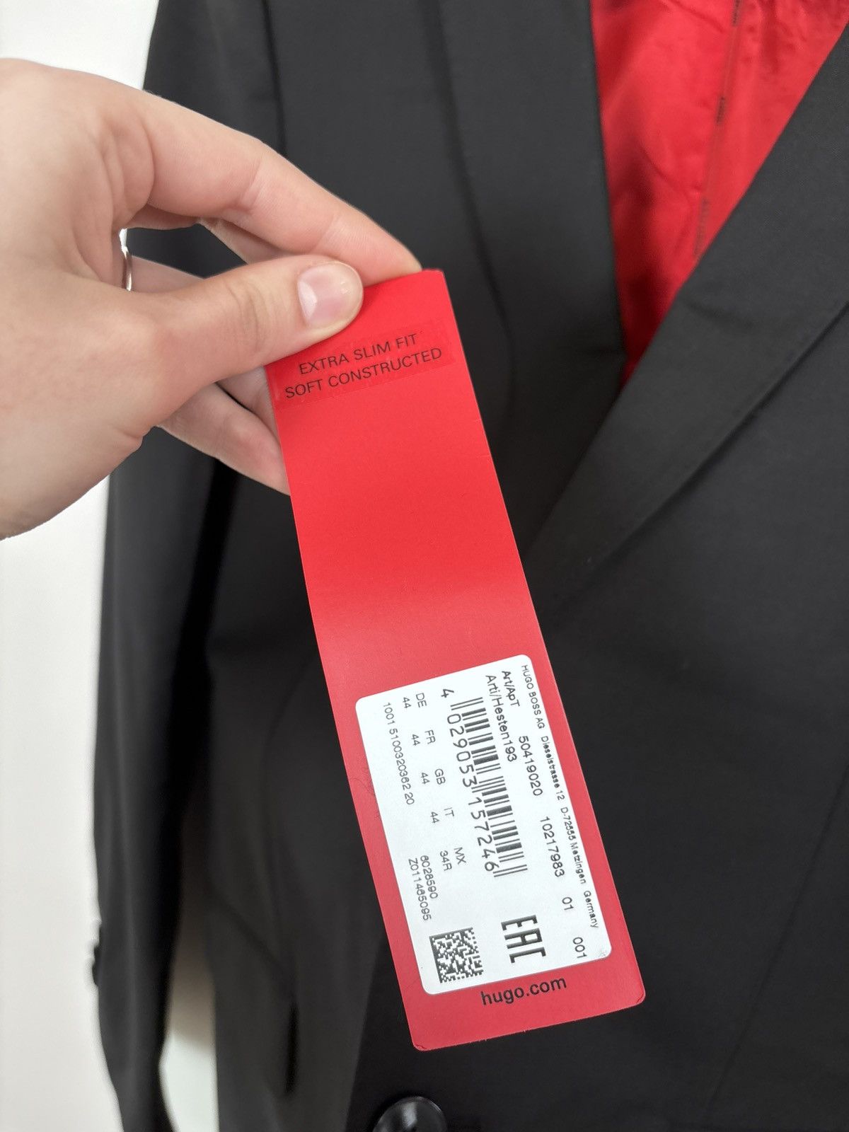 Hugo Boss Hugo Boss NWT Arti/Hesten193 Infiniti Flex Wool Blazer Size 34R - 12 Thumbnail