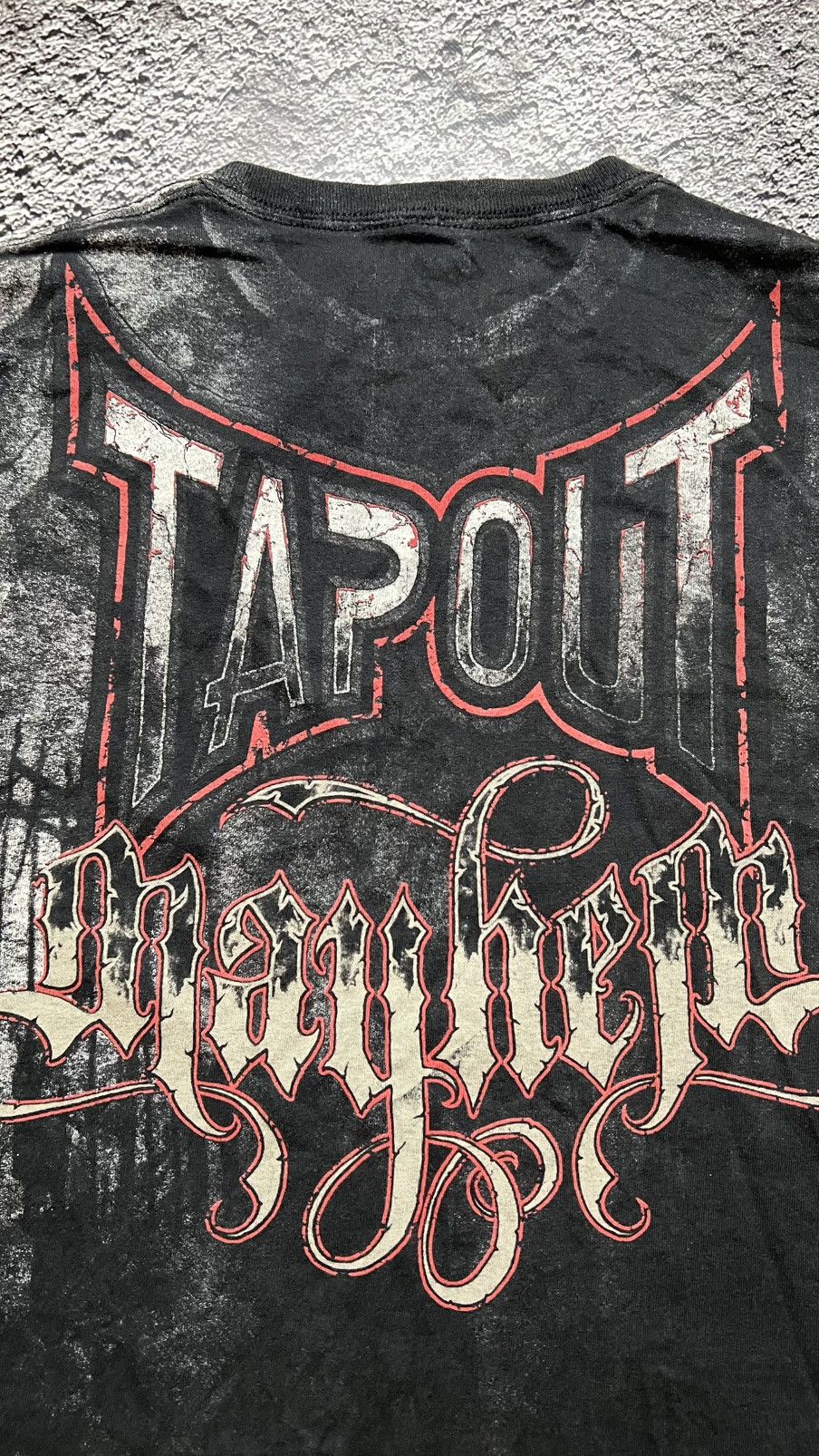 Tapout Y2K tapout signature series overprinted affliction style tee Size US L / EU 52-54 / 3 - 5 Thumbnail