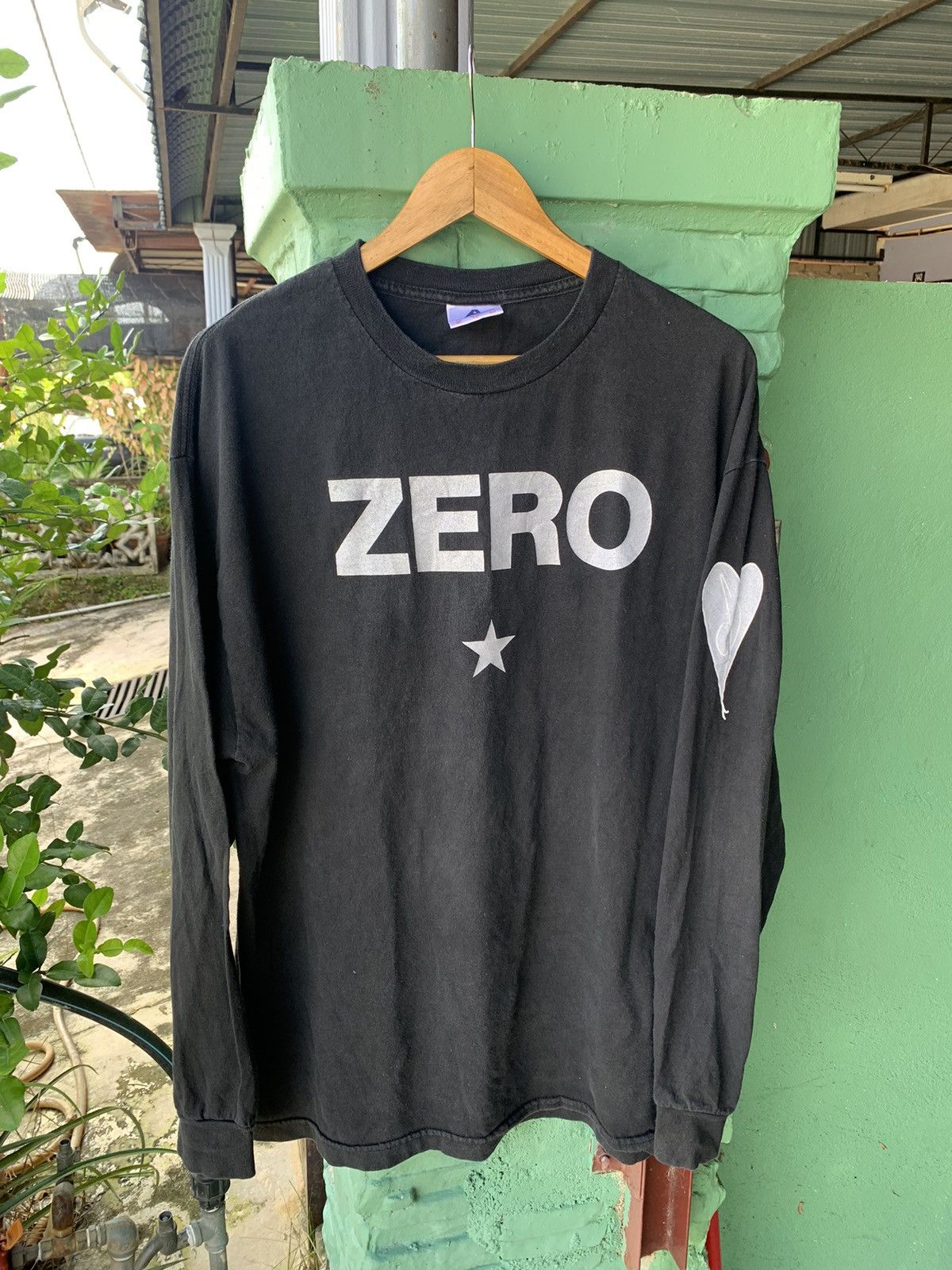 image of Band Tees x Vintage Smashing Pumpkins Zero L/s Tees in Black, Men's (Size XL)