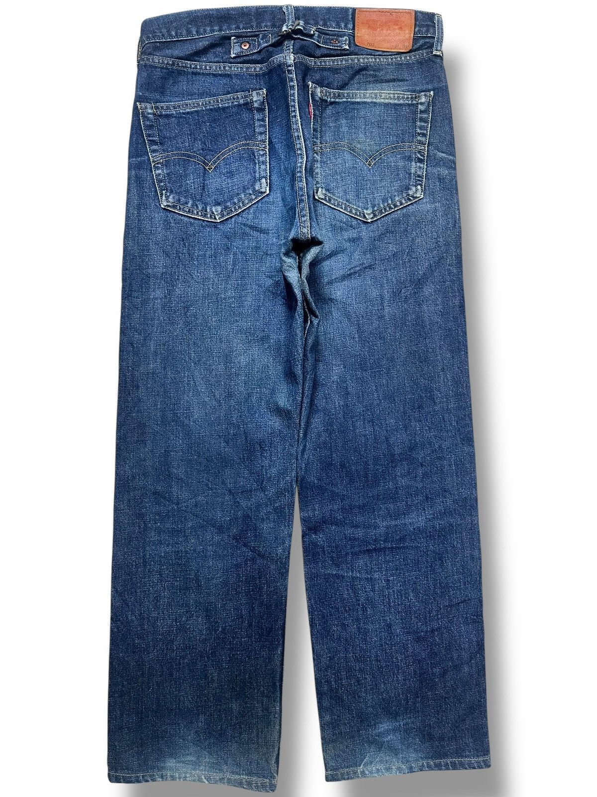 Levi's Vintage Levi’s 702XX Buckleback Selvedge Japan Jeans Big E Size US 31 - 3 Thumbnail
