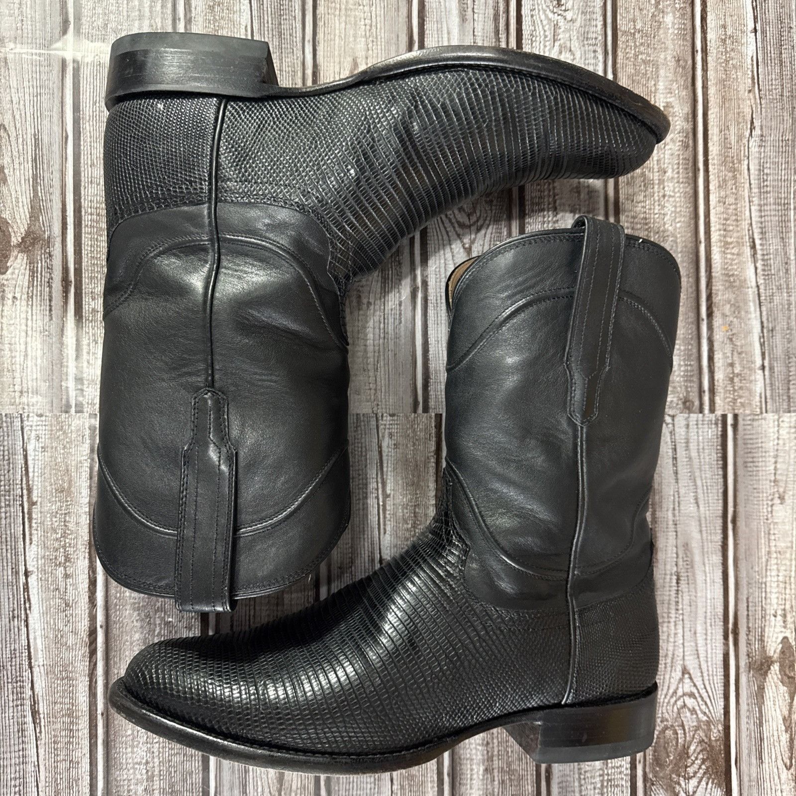 Tecovas Tecovas The Nash Midnight Lizard Black Ropes Size 10.5 Size US 10.5 / EU 43-44 - 6 Thumbnail
