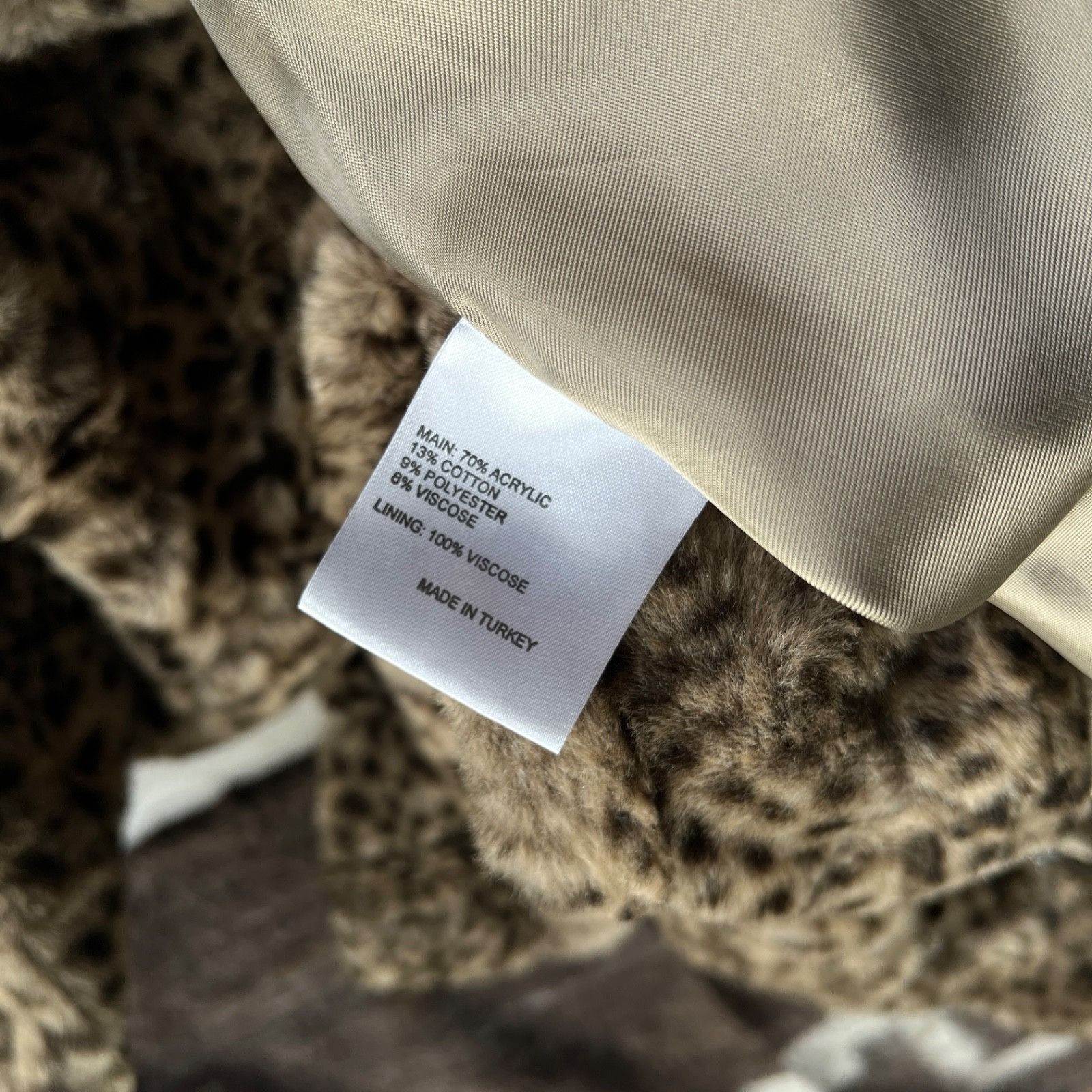 Karen Millen Karen Millen Faux Fur Leopard Long Coat 0012BC Size M / US 6-8 / IT 42-44 - 9 Thumbnail