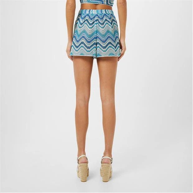 Missoni o1g2r1mq1124 Chevron Cover Up Shorts in Multicolor Size 27" / US 4 / IT 40 - 5 Thumbnail