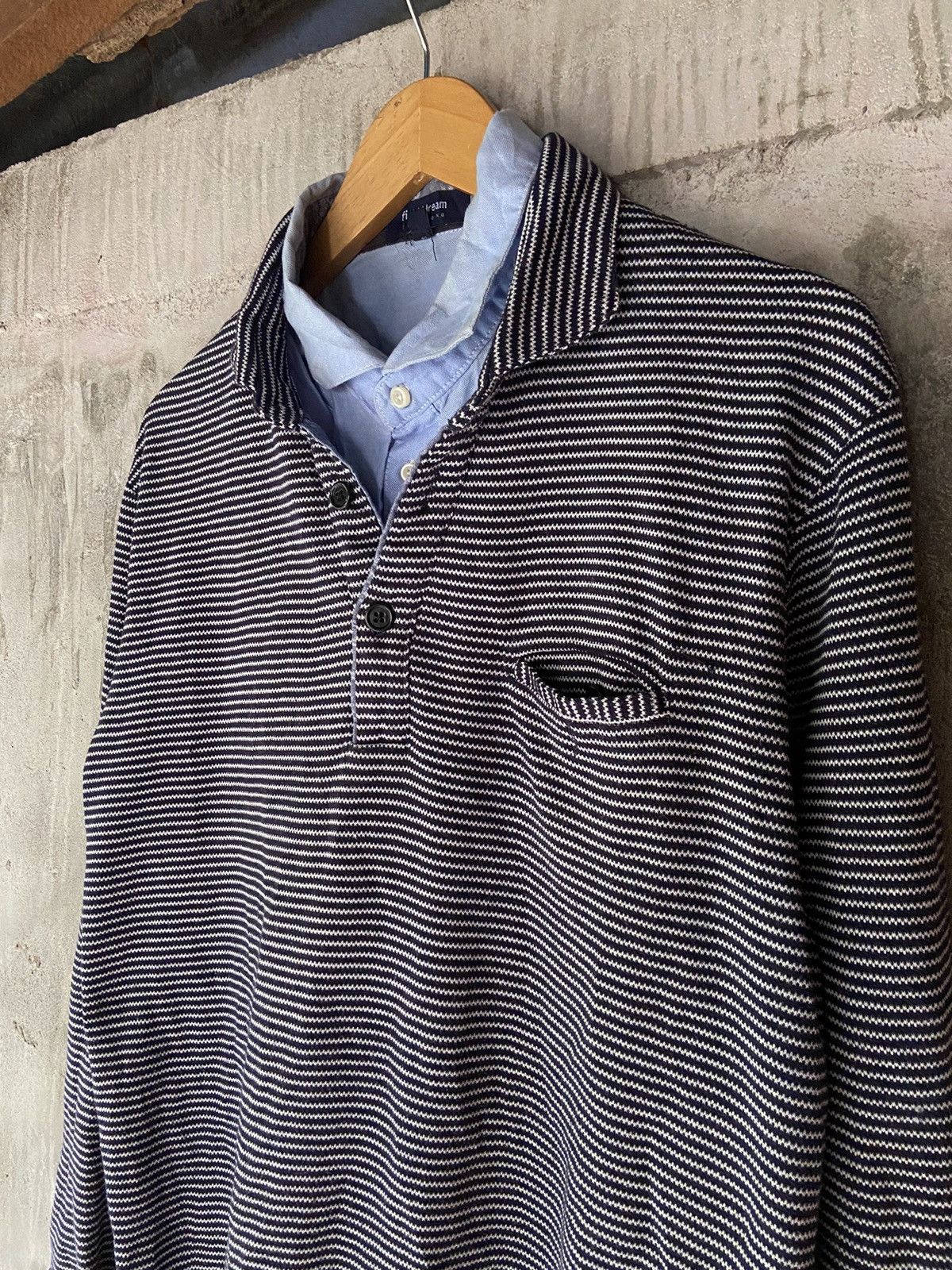 Beauty Beast × Hysteric Glamour × Japanese Brand JIYUGAOKA DOUBLE LAYER CASUAL LONG SLEEVE Size US L / EU 52-54 / 3 - 6 Thumbnail