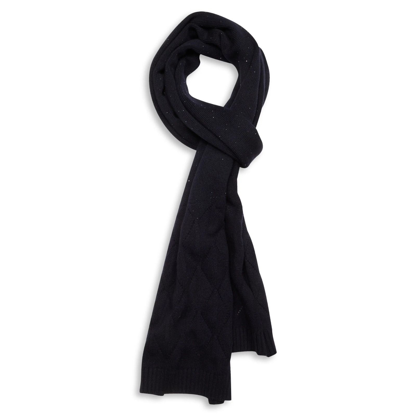 Loro Piana $1400 NWT Loro Piana Navy Baby Cashmere & Silk Blend Scarf Size ONE SIZE - 1 Thumbnail