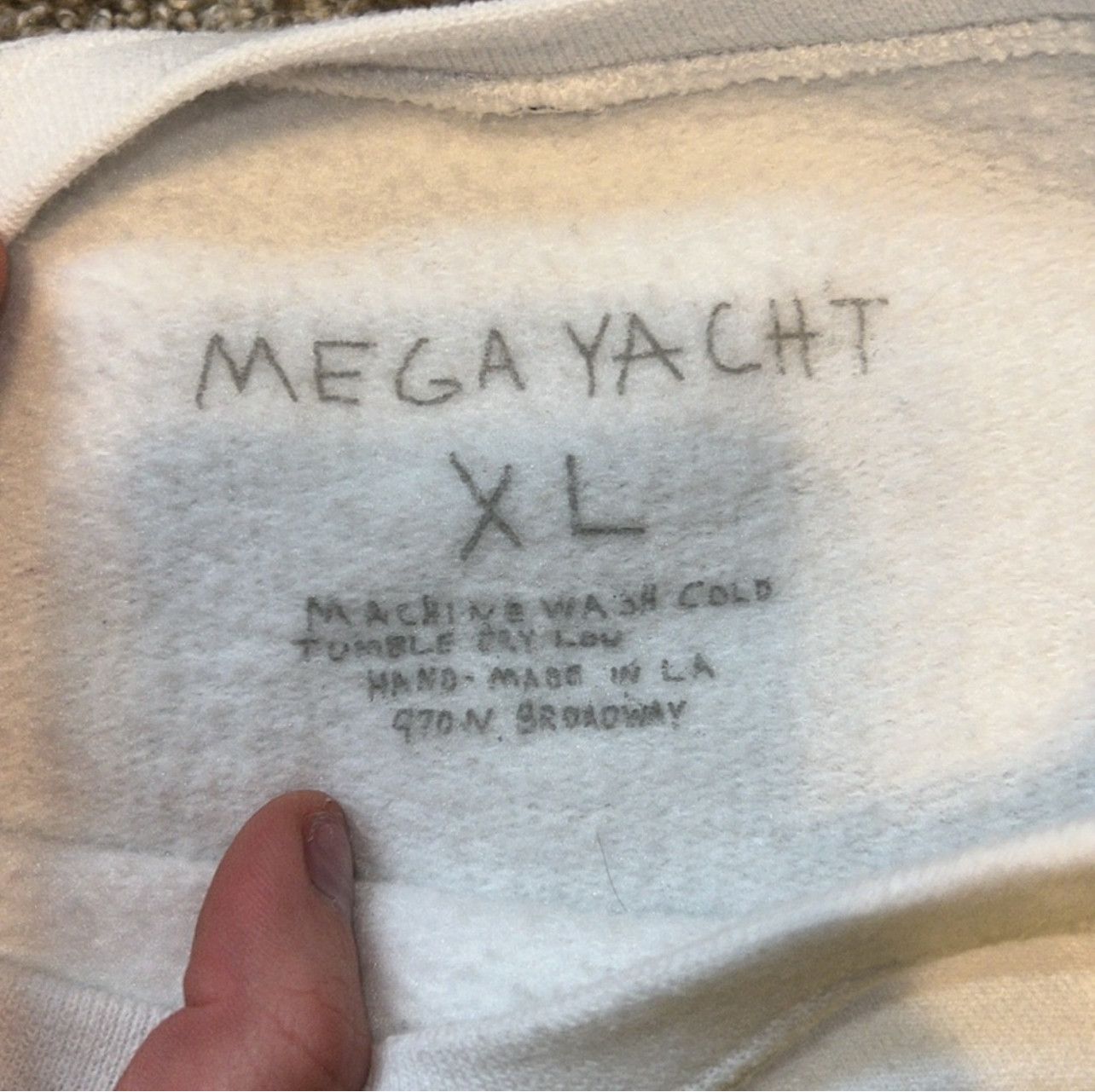 Mega Yacht Yacht World White Los Angeles SweatShirt Size US XL / EU 56 / 4 - 4 Thumbnail