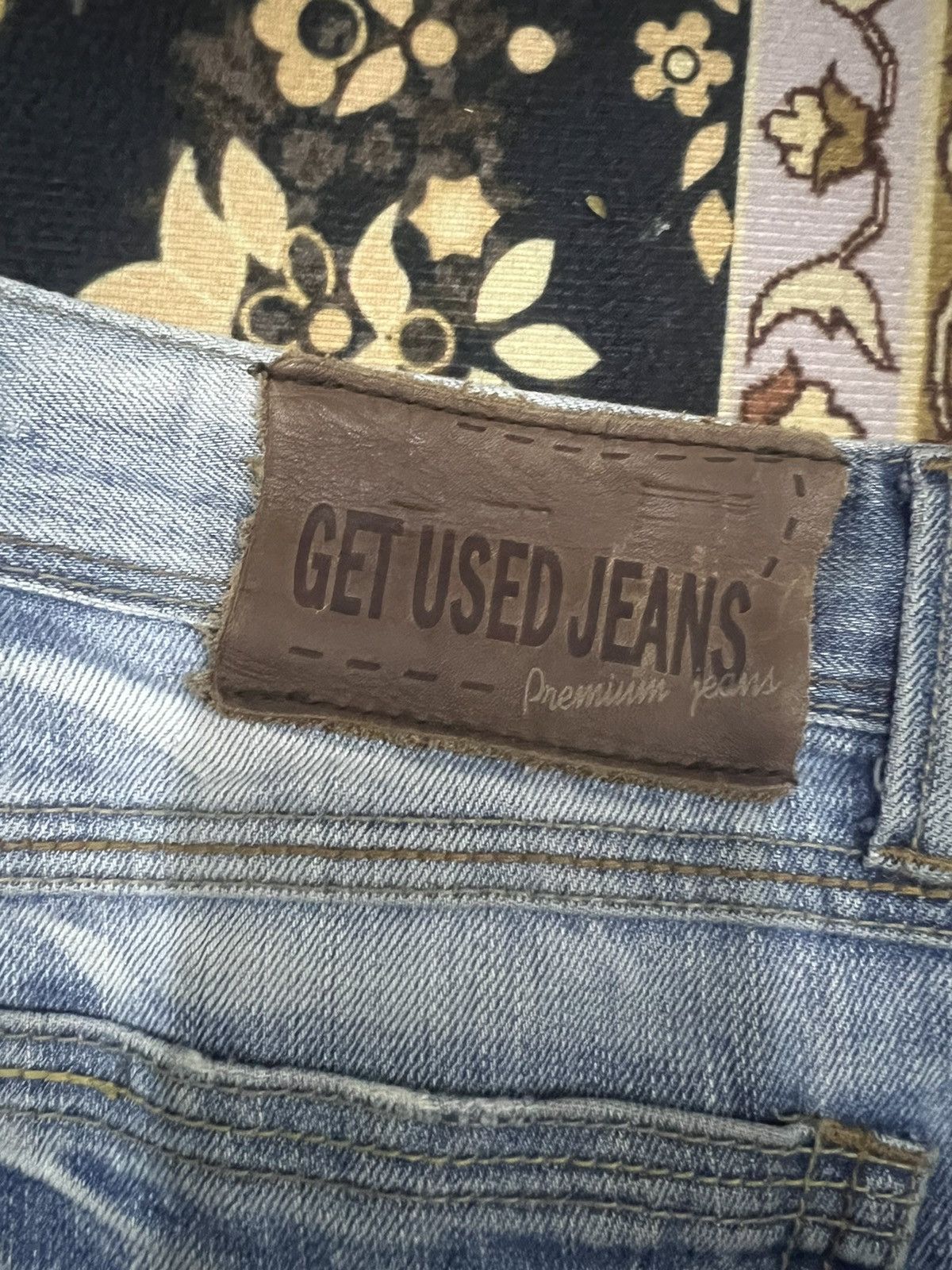 Japanese Brand × Vintage RIPPED‼️GET USE DISTRESSED DENIM PANT Size US 34 / EU 50 - 8 Thumbnail