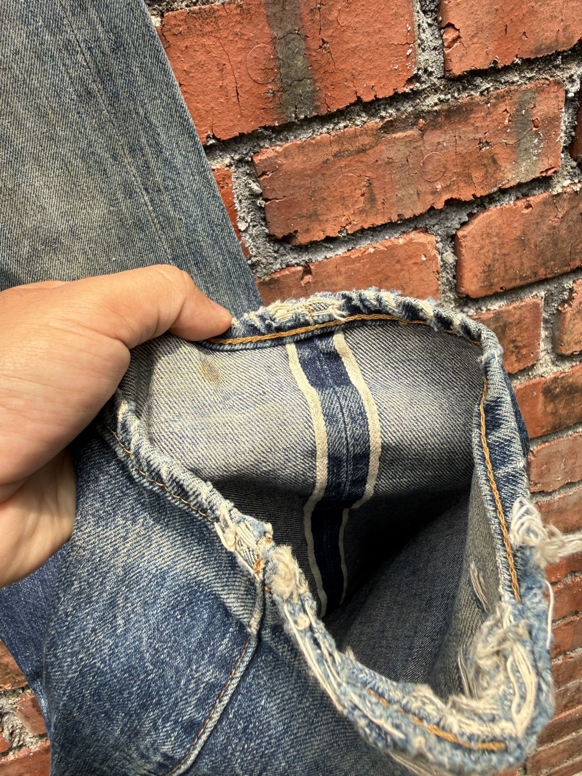 Levi's Vintage Clothing W32x32.5 vintage levi’s 501xx redline distressed Size US 32 / EU 48 - 7 Thumbnail