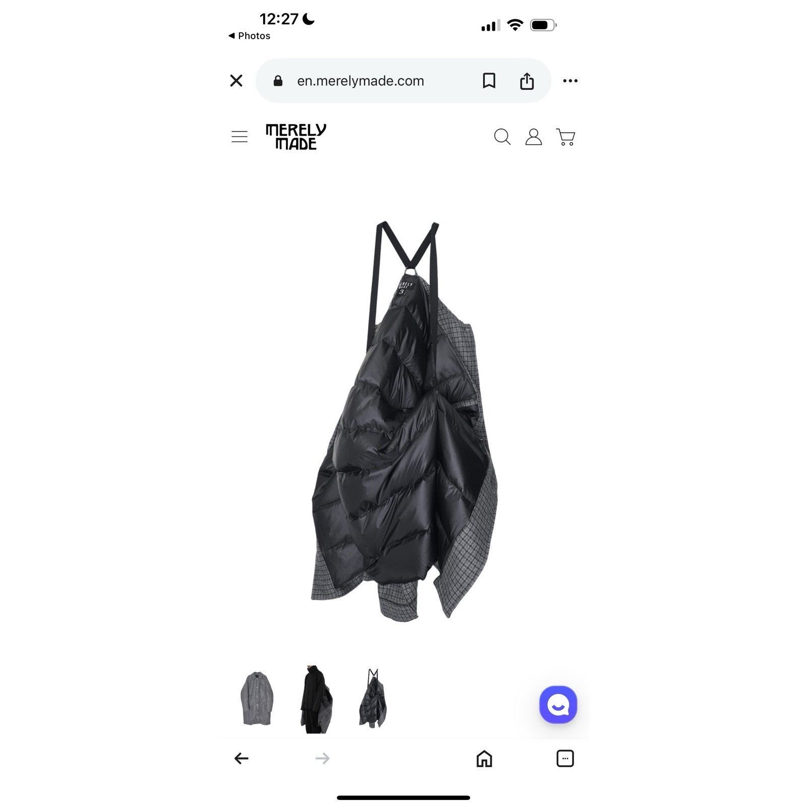 Other NWT Merely Made Oversized Fit Puffer Made In Korea Size US L / EU 52-54 / 3 - 21 Thumbnail