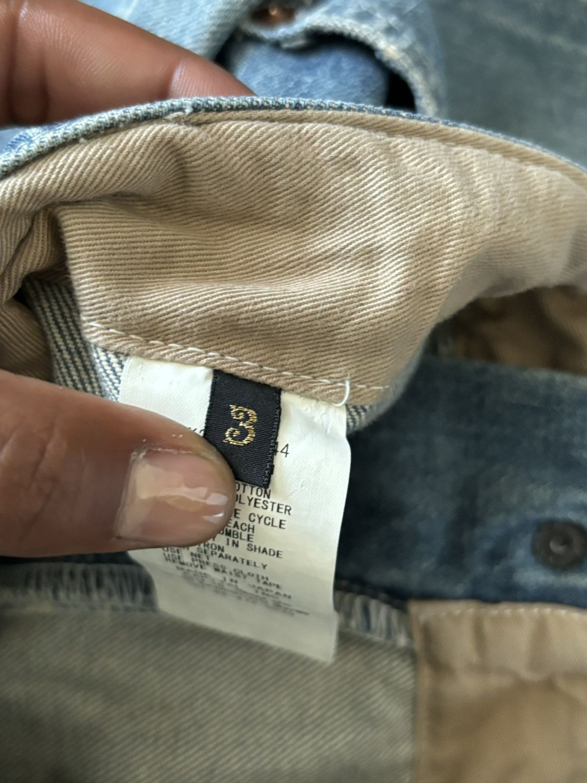 Kapital Kapital Kountry Working Class Distressed Patchwork Denim Size US 30 / EU 46 - 6 Thumbnail