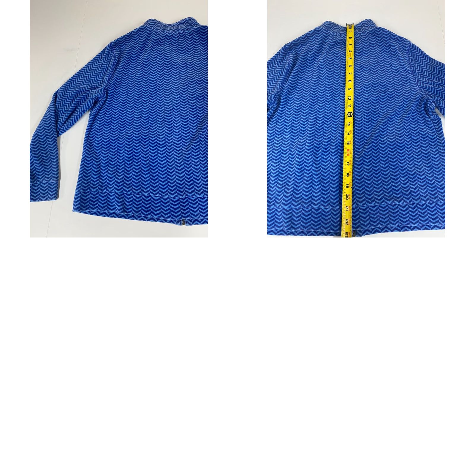 Vintage Kim Rogers Womens Sweater Full Zip Dolman Sleeves blue PM Petites Knit Logo Mock Neck Lightweight Size M / US 6-8 / IT 42-44 - 8 Thumbnail