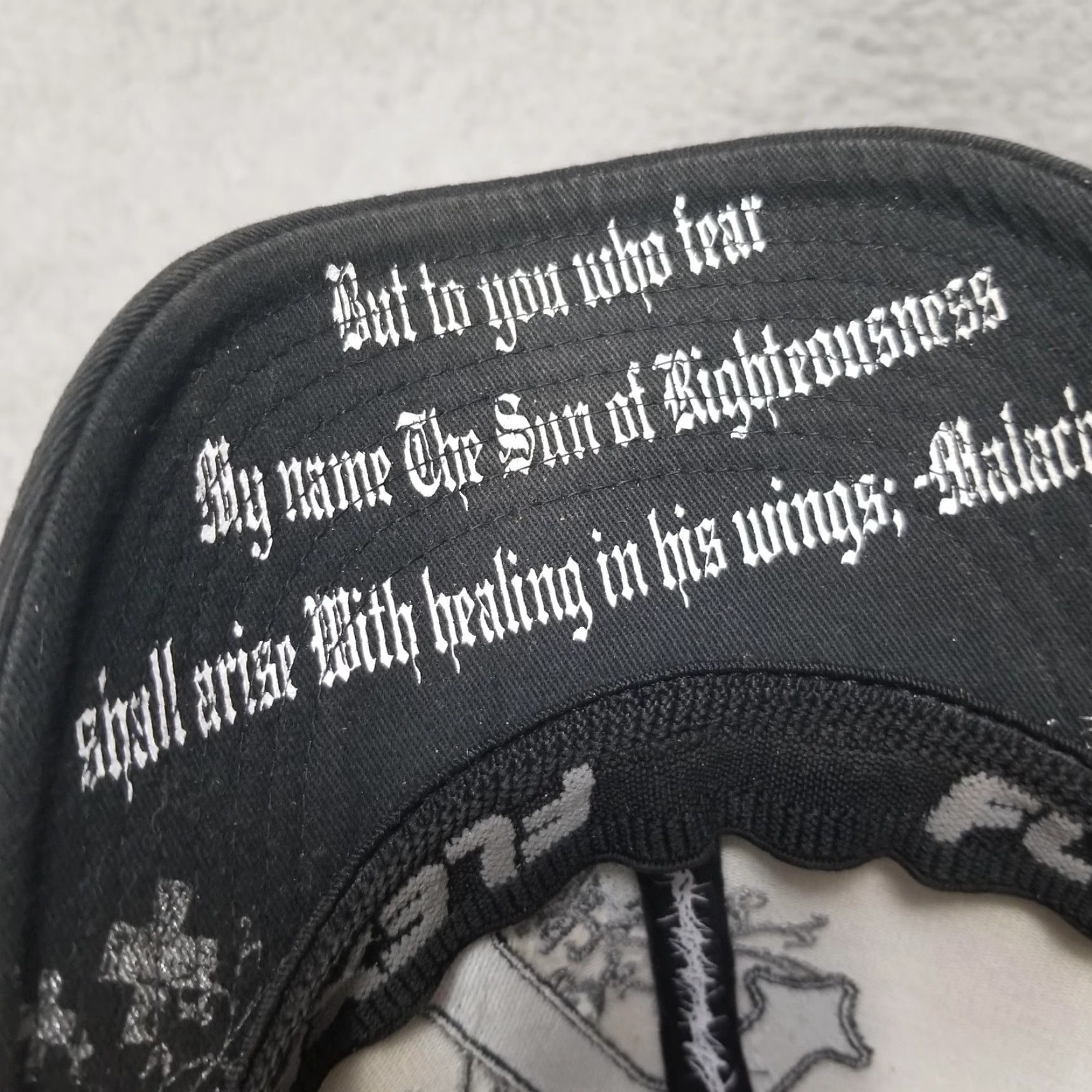 Vintage SpiritDomes Crown Of Thorns Collection Jesus Ball Cap FlexFit Samuel Peters Size ONE SIZE - 6 Thumbnail