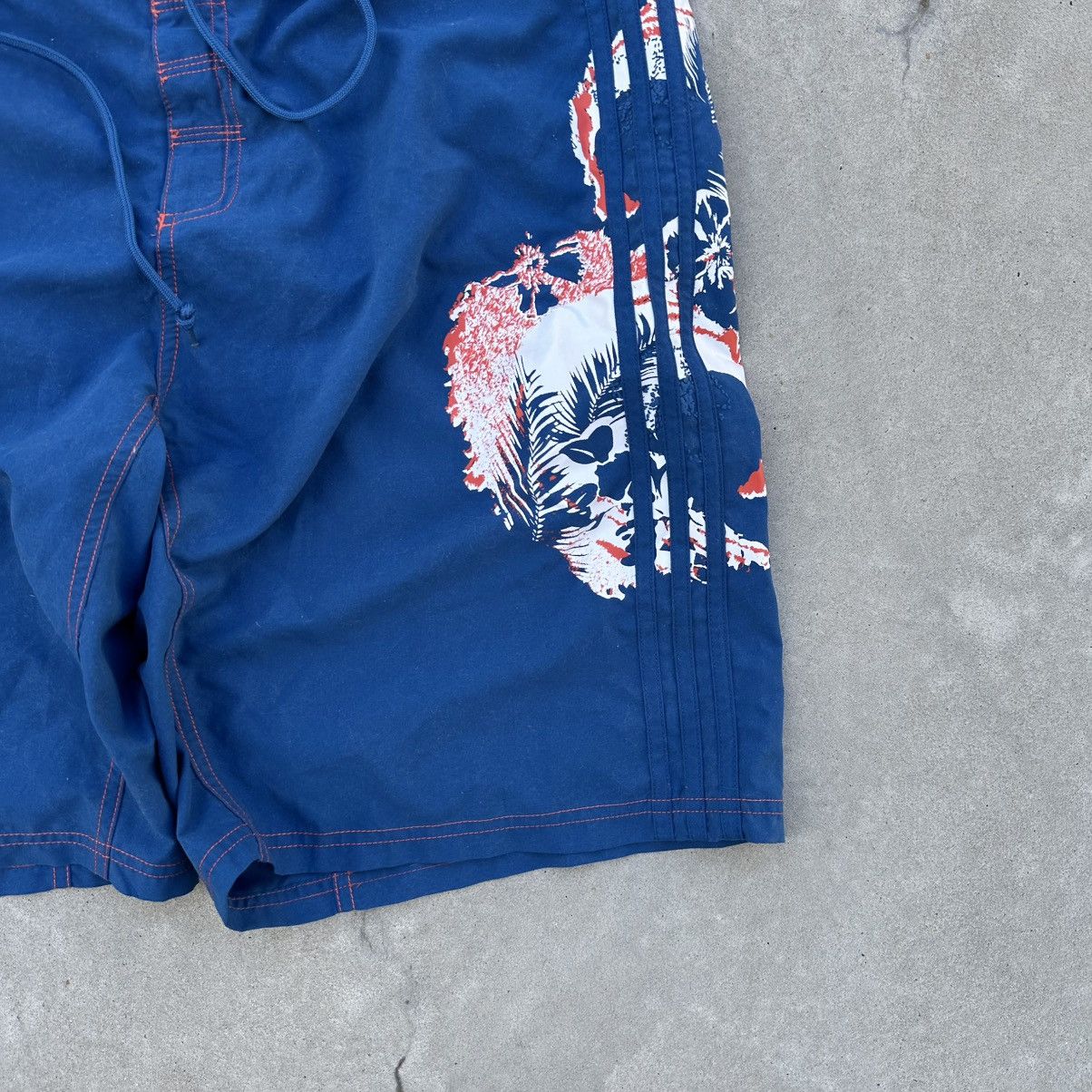 Adidas × Japanese Brand Vintage Adidas Shorts Rap Swimwear Surf Style Y2K 00s USA Size US 34 / EU 50 - 5 Thumbnail