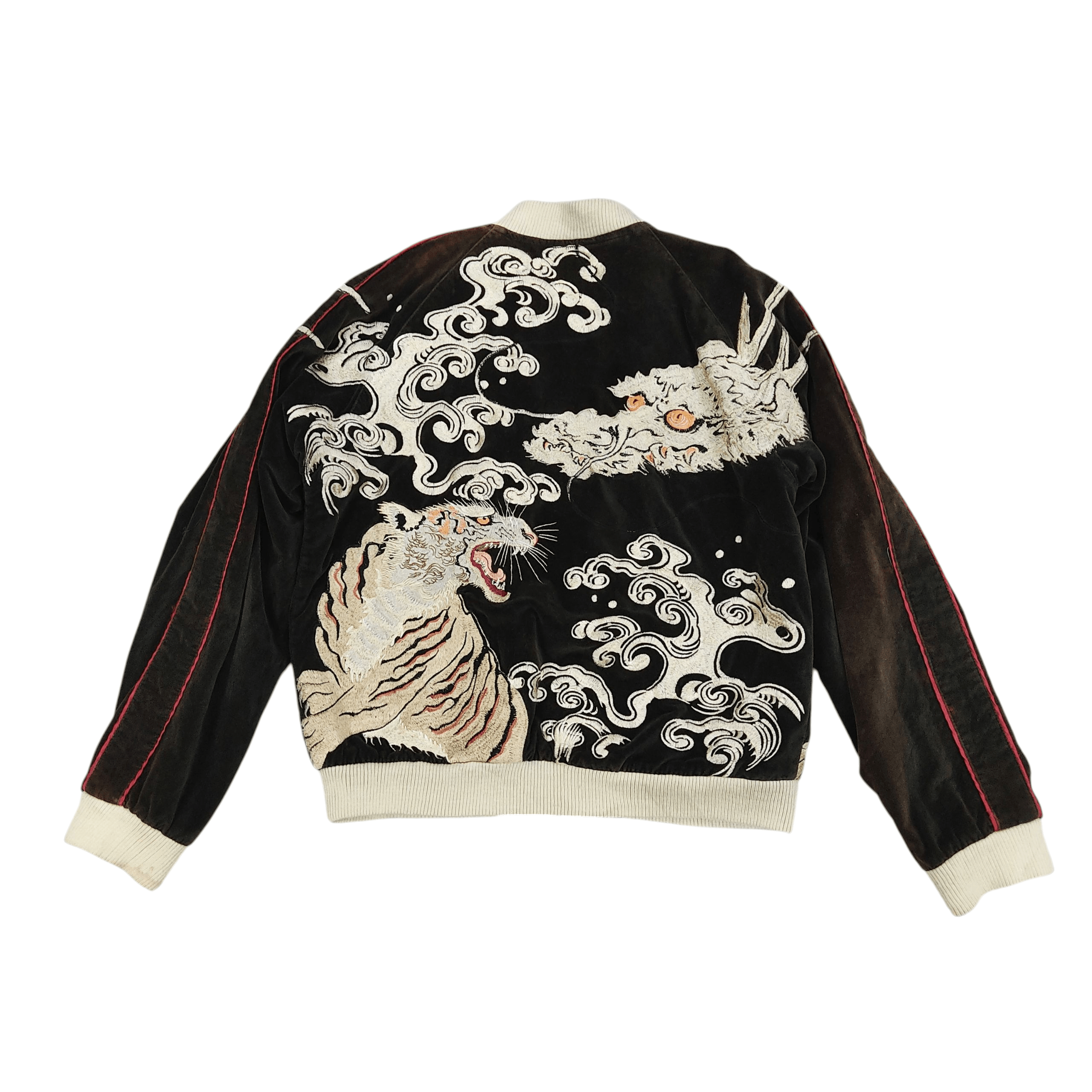 Japanese Brand Japanese Classic Script Reversible Sukajan Jacket Size US S / EU 44-46 / 1 - 12 Thumbnail