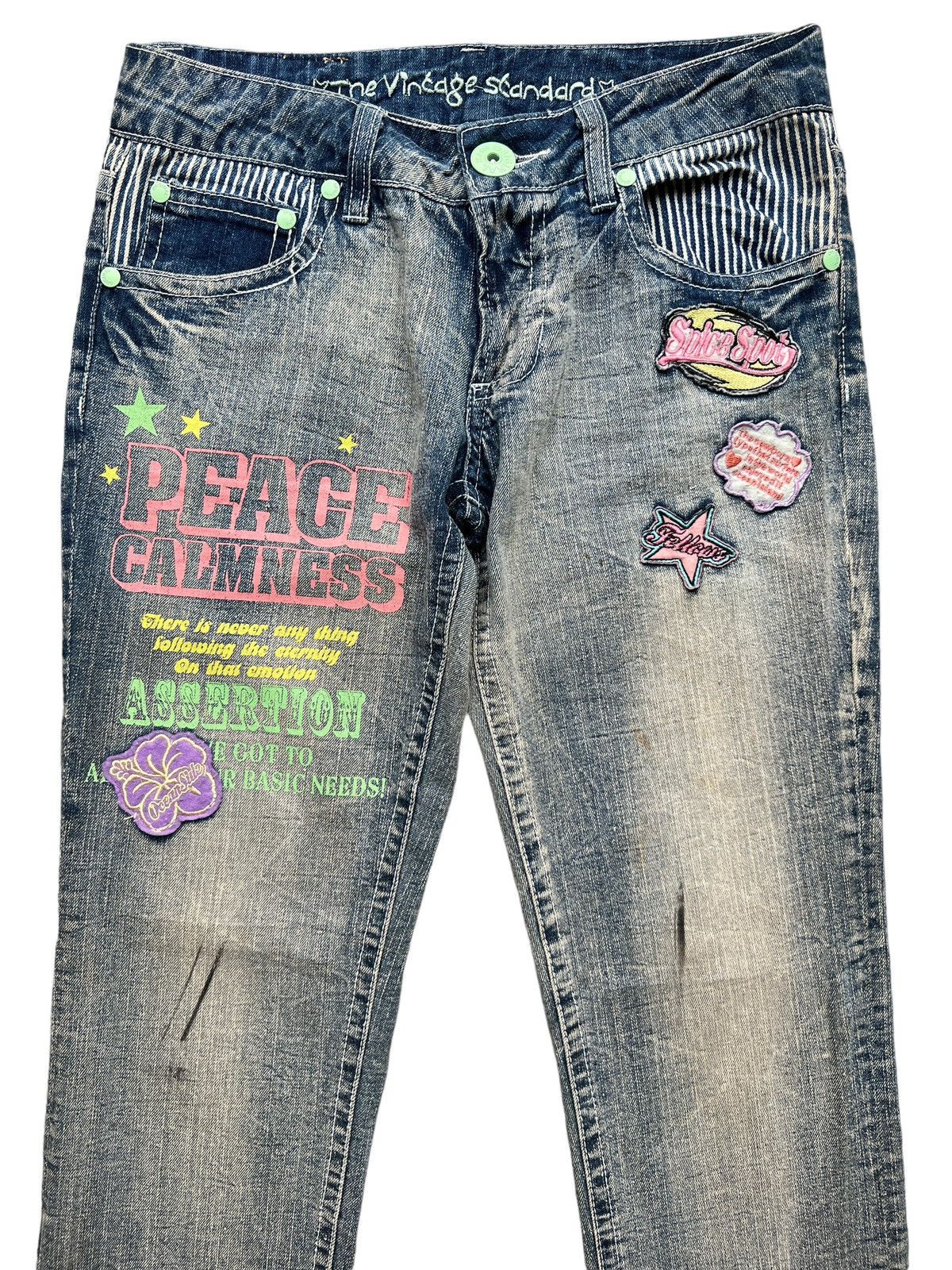 Other Japanese Distressed Patchwork Patches Denim Jeans 31x33 Size US 31 - 4 Thumbnail