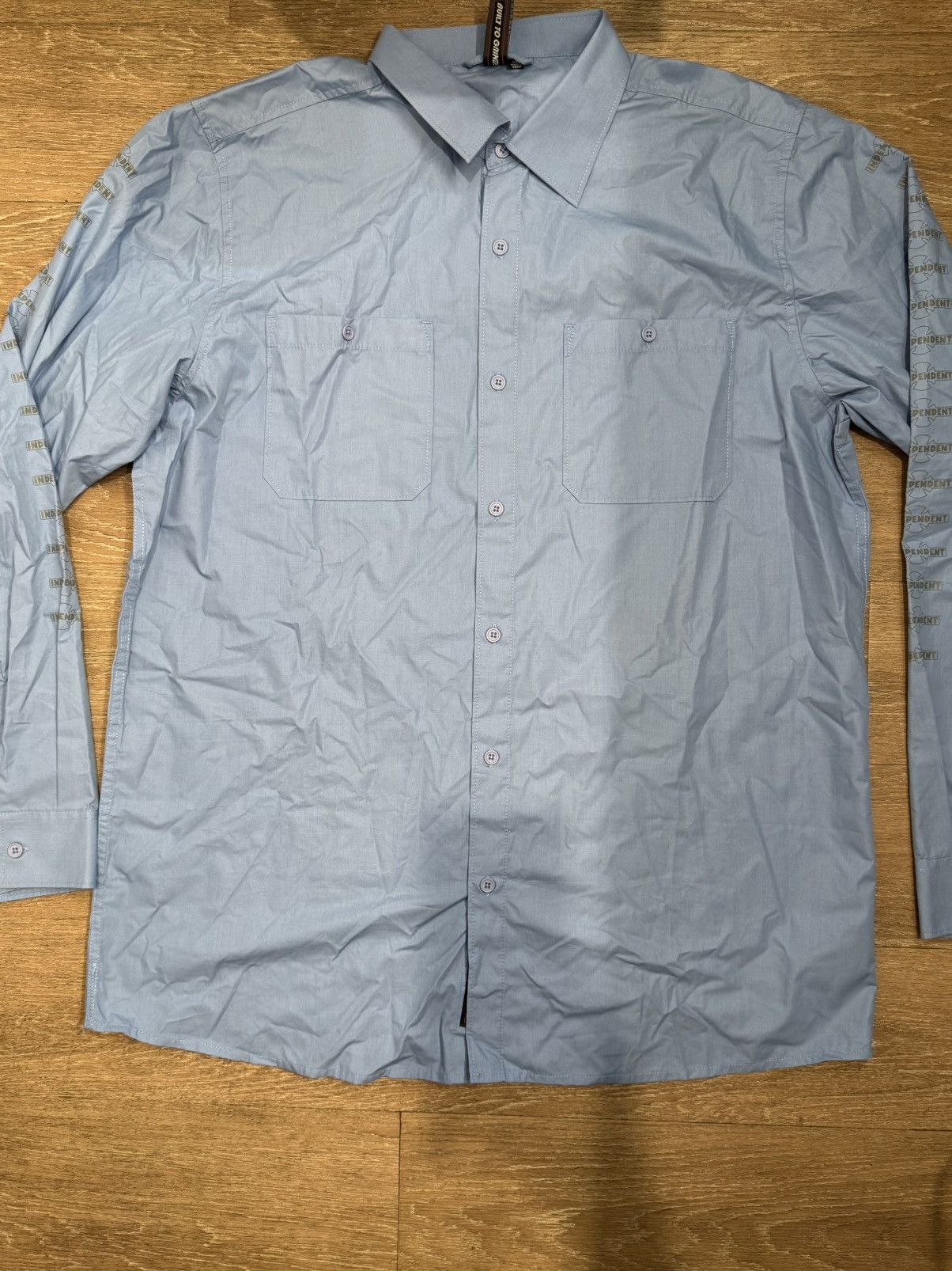 Independent Truck Co. ***FINAL DROP***RARE INDEPENDENT TRUCK SKATE BUTTON UP XXL Size US XXL / EU 58 / 5 - 2 Thumbnail