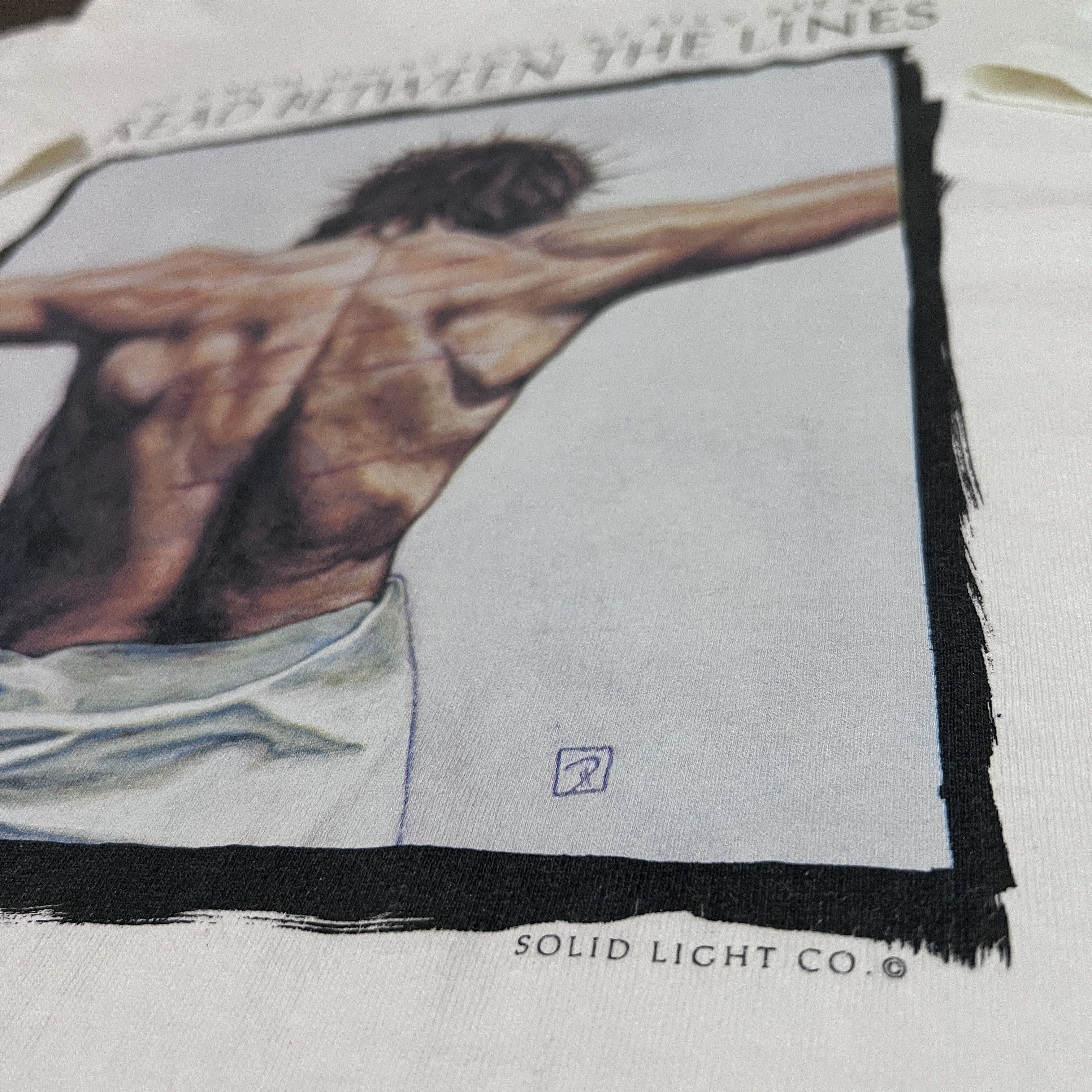 Vintage Vintage 90s Read Between The Lines Jesus God Lord Bible Holy Size US XL / EU 56 / 4 - 3 Thumbnail