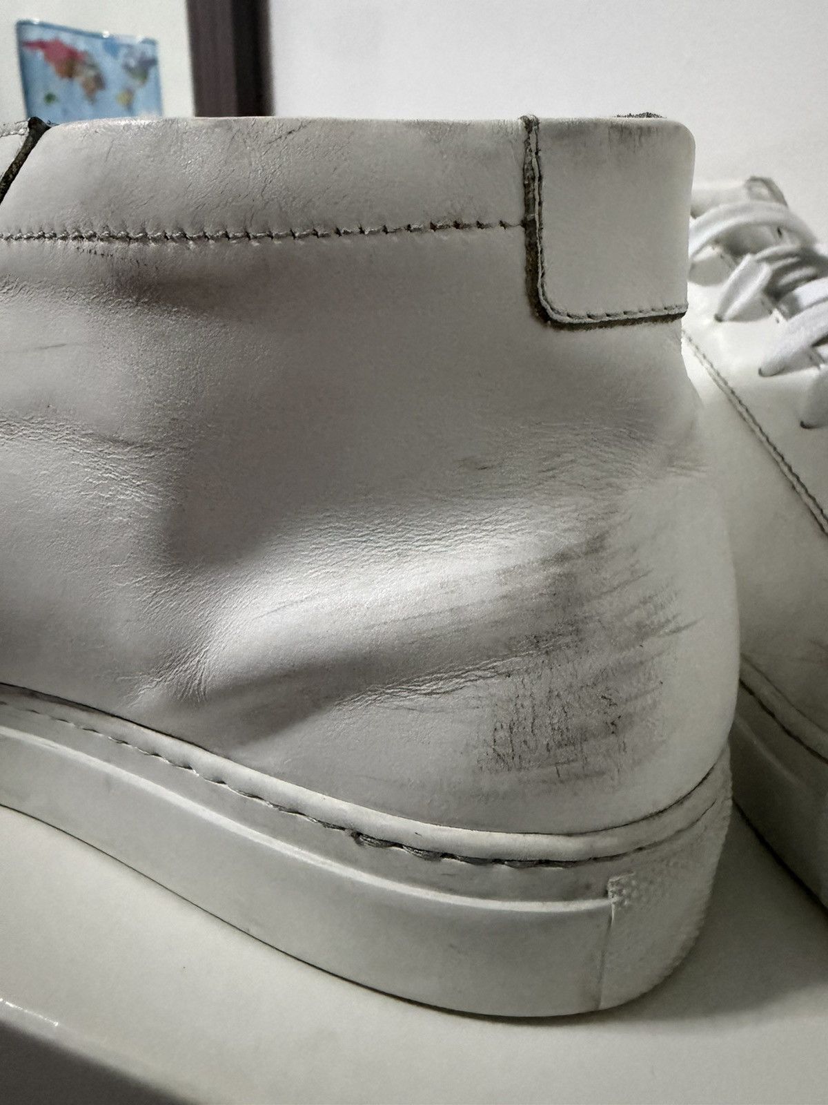 Common Projects WHITE COMMON PROJECTS ACHILLES US 8 41 high LUXARY SNEAKER Size US 8 / EU 41 - 13 Thumbnail