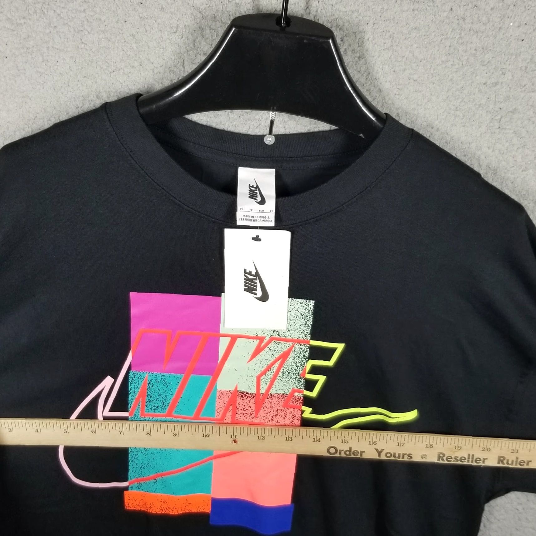 Nike Nike NikeLab X Atmos LS Shirt Black Multicolor CI3200-010 Men's Medium Fit 20X30 Size US M / EU 48-50 / 2 - 7 Thumbnail